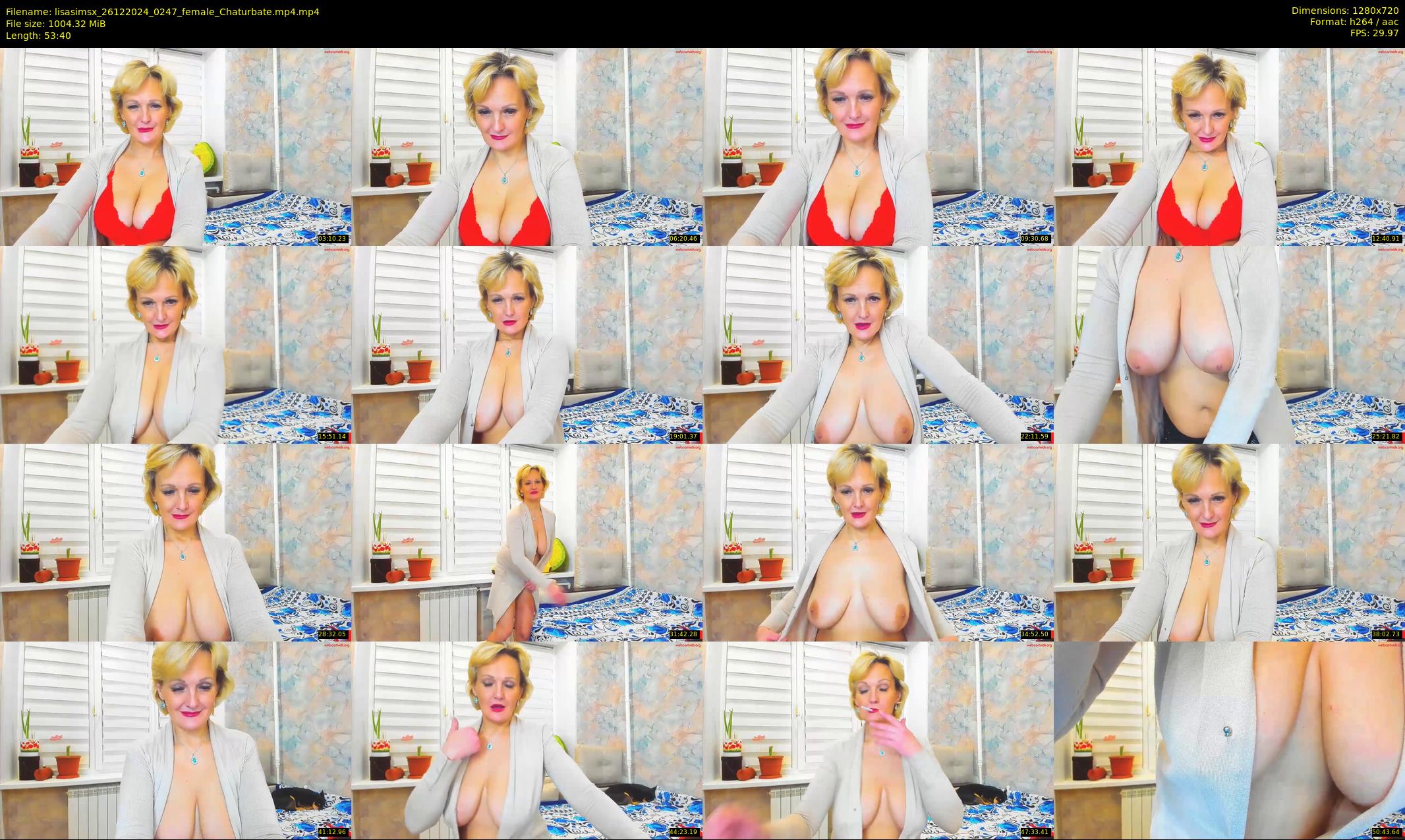 lisasimsx — 54 minute Chaturbate female cam show recording, 720p, Dec 26, 2024