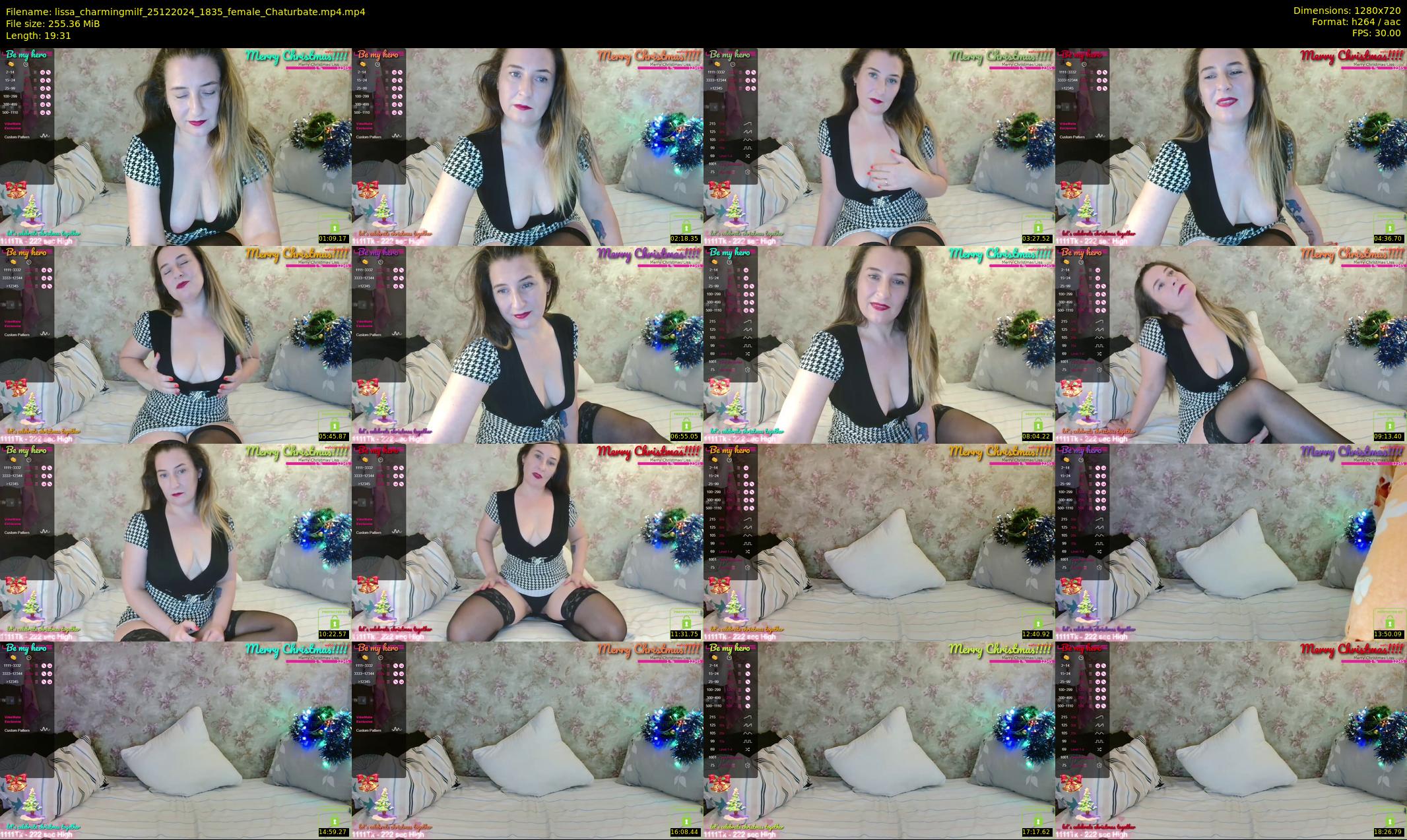 lissa_charmingmilf — 20 minute Chaturbate female cam show recording, 720p, Dec 25, 2024