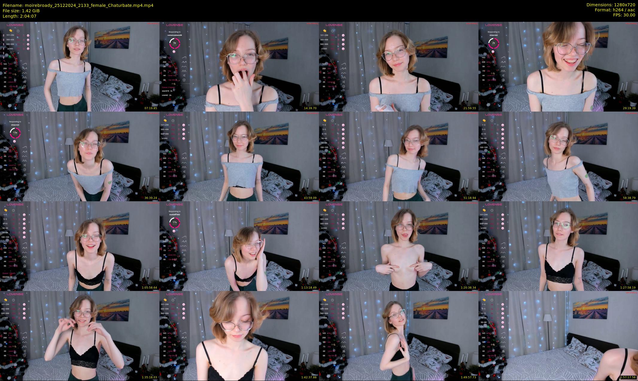 moirebroady — 125 minute Chaturbate female cam show recording, 720p, Dec 25, 2024