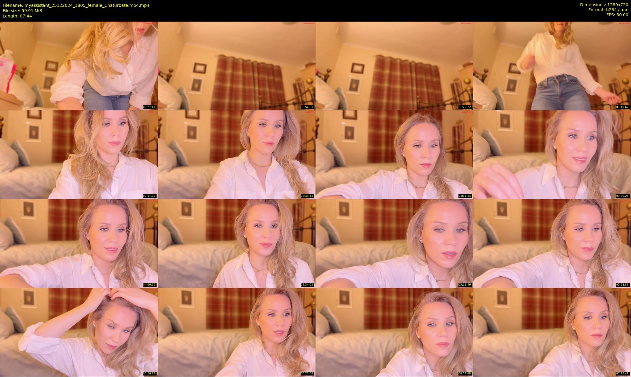 myassistant — 8 minute Chaturbate female cam show recording, 720p, Dec 25, 2024