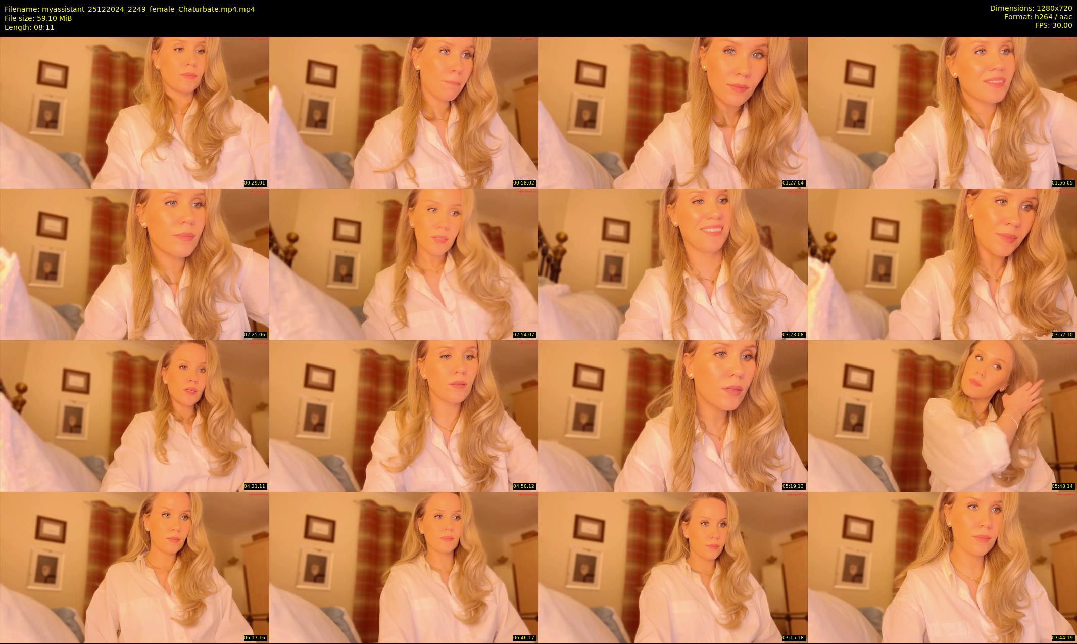 myassistant — 9 minute Chaturbate female cam show recording, 720p, Dec 25, 2024