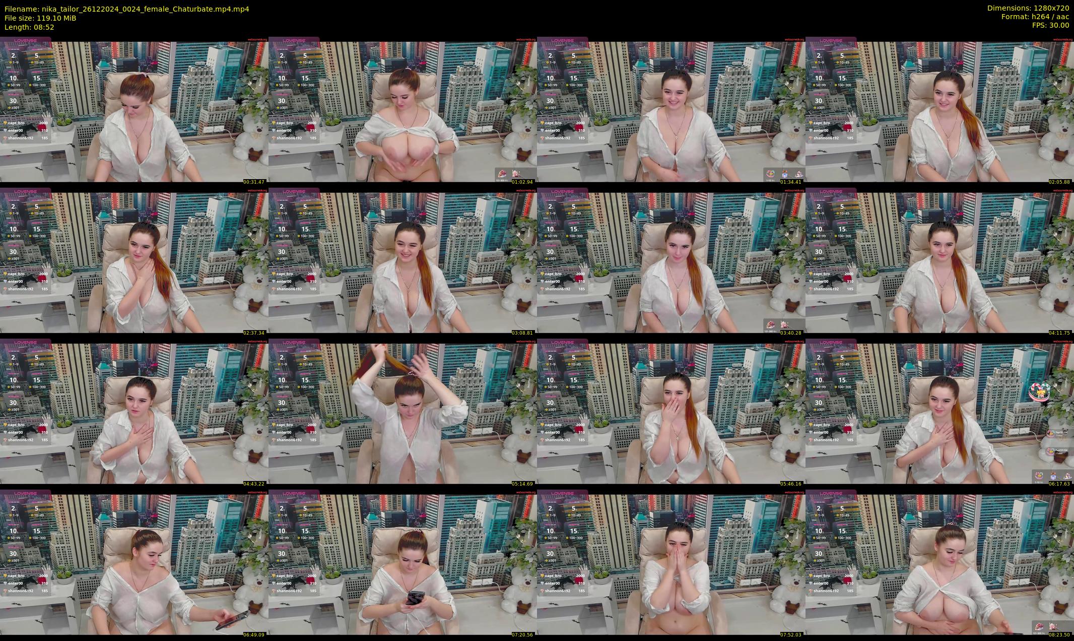 nika_tailor — 9 minute Chaturbate female cam show recording, 720p, Dec 26, 2024