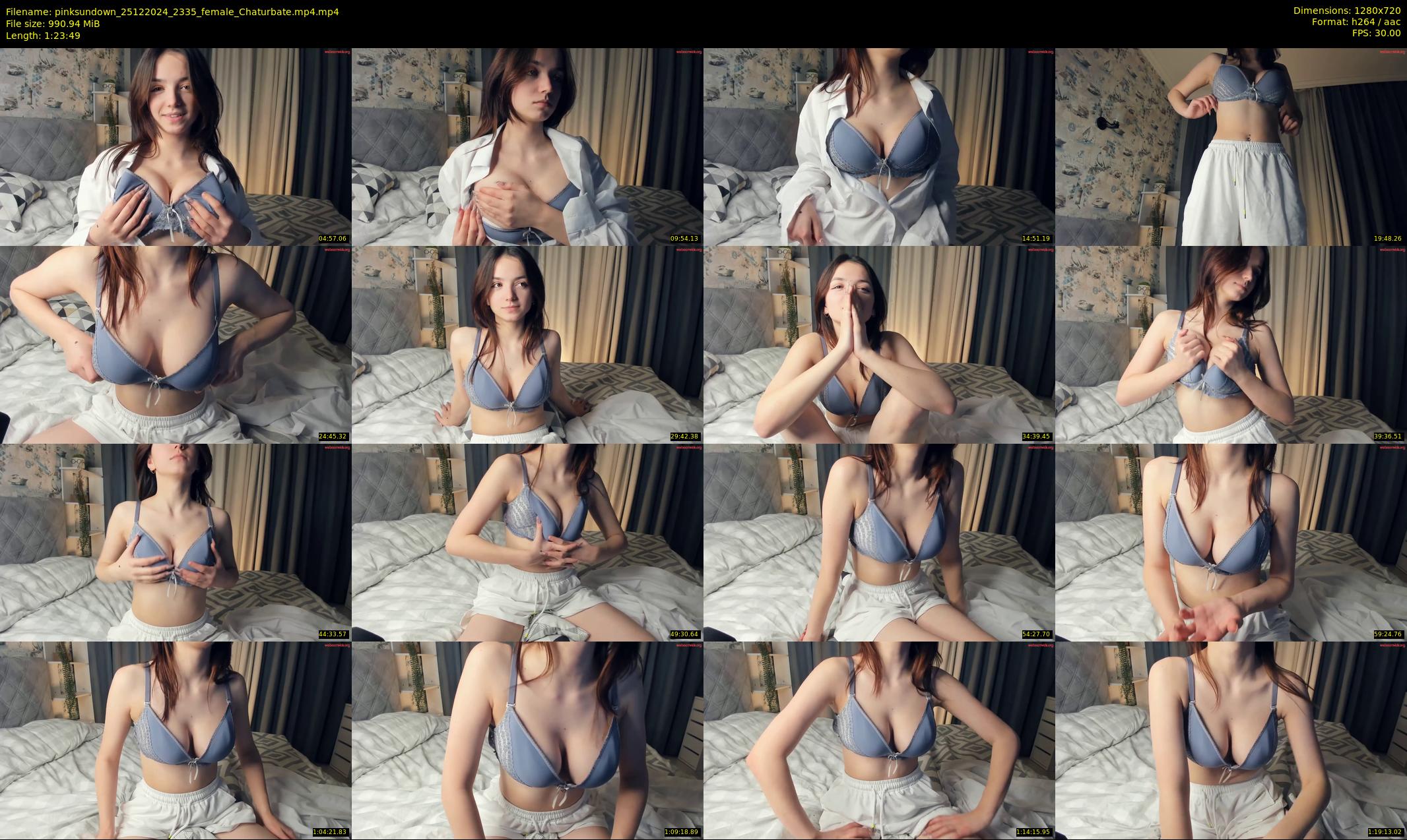 pinksundown — 84 minute Chaturbate female cam show recording, 720p, Dec 25, 2024