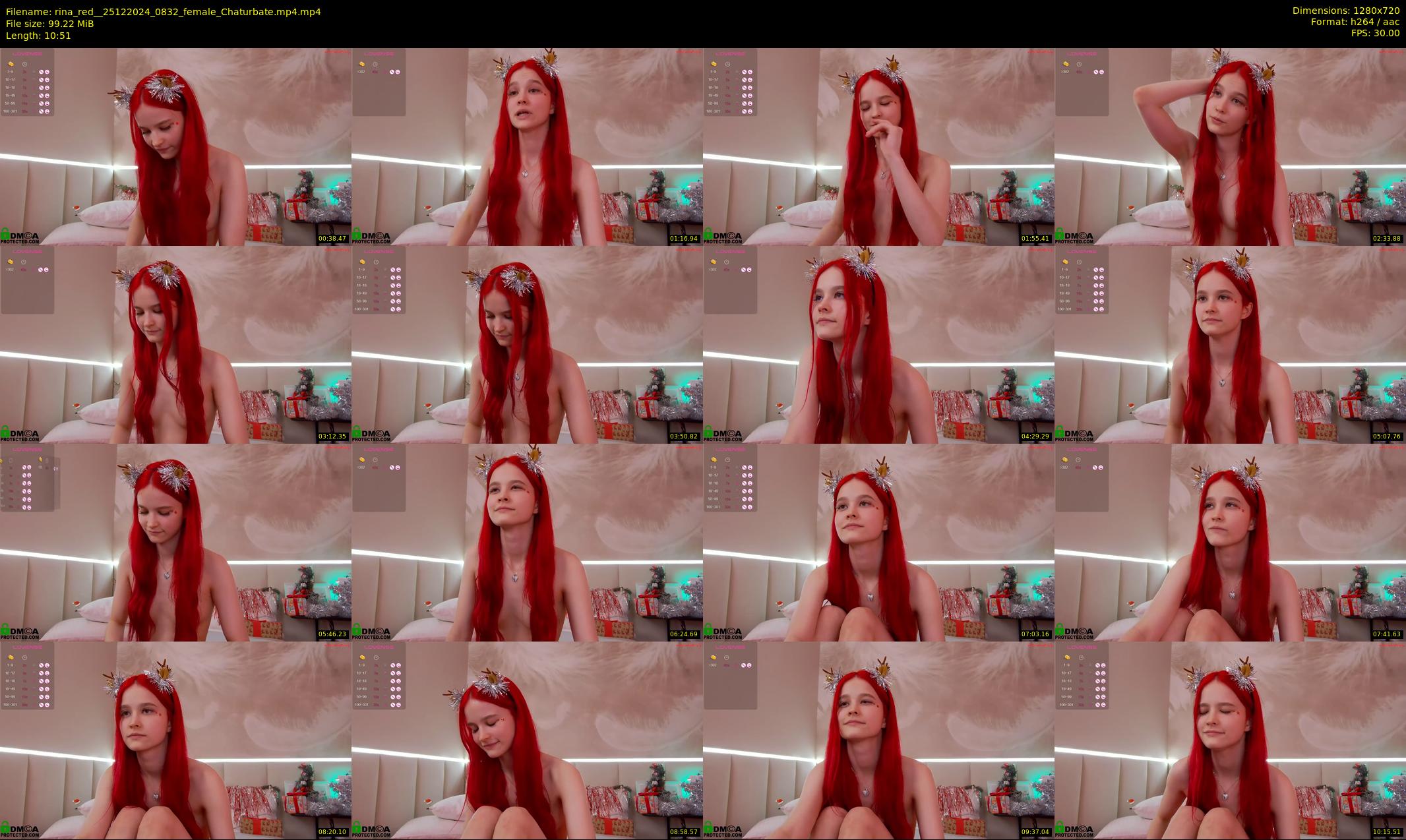 rina_red_ — 11 minute Chaturbate female cam show recording, 720p, Dec 25, 2024