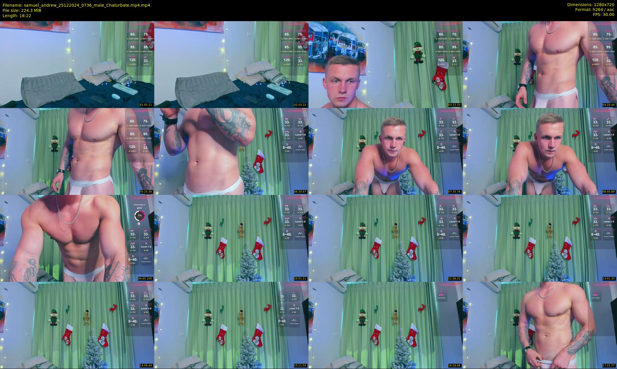 samuel_andrew — 19 minute Chaturbate male cam show recording, 720p, Dec 25, 2024
