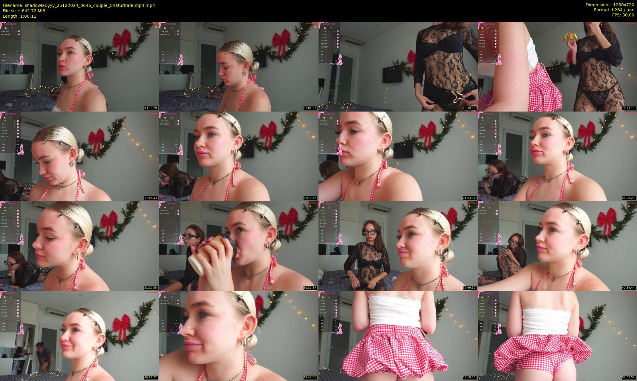 shadowladyyy — 61 minute Chaturbate couple cam show recording, 720p, Dec 25, 2024