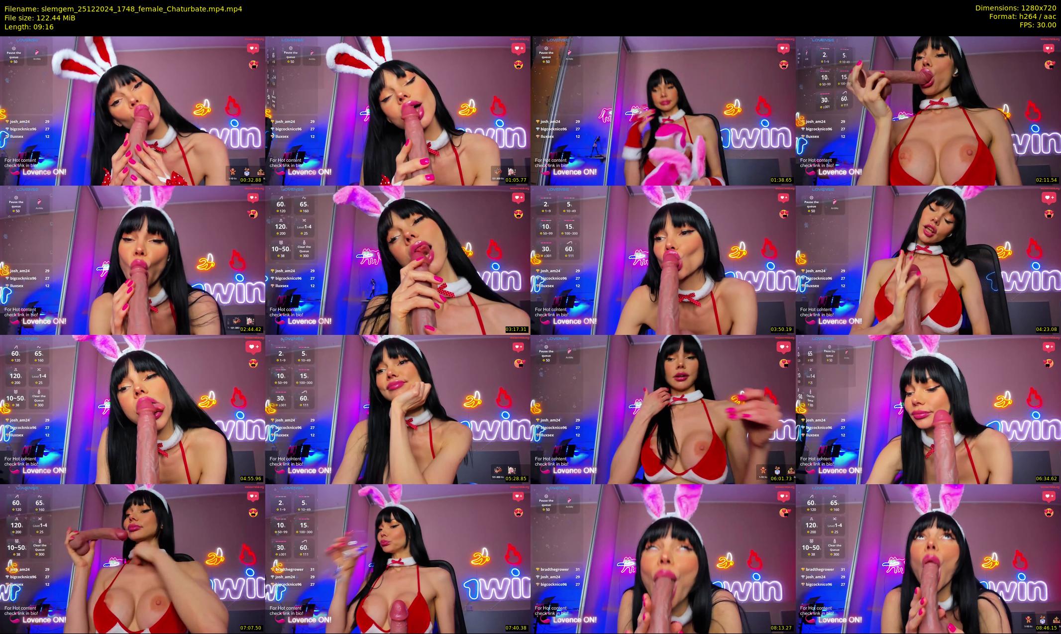 slemgem — 10 minute Chaturbate couple cam show recording, 720p, Dec 25, 2024