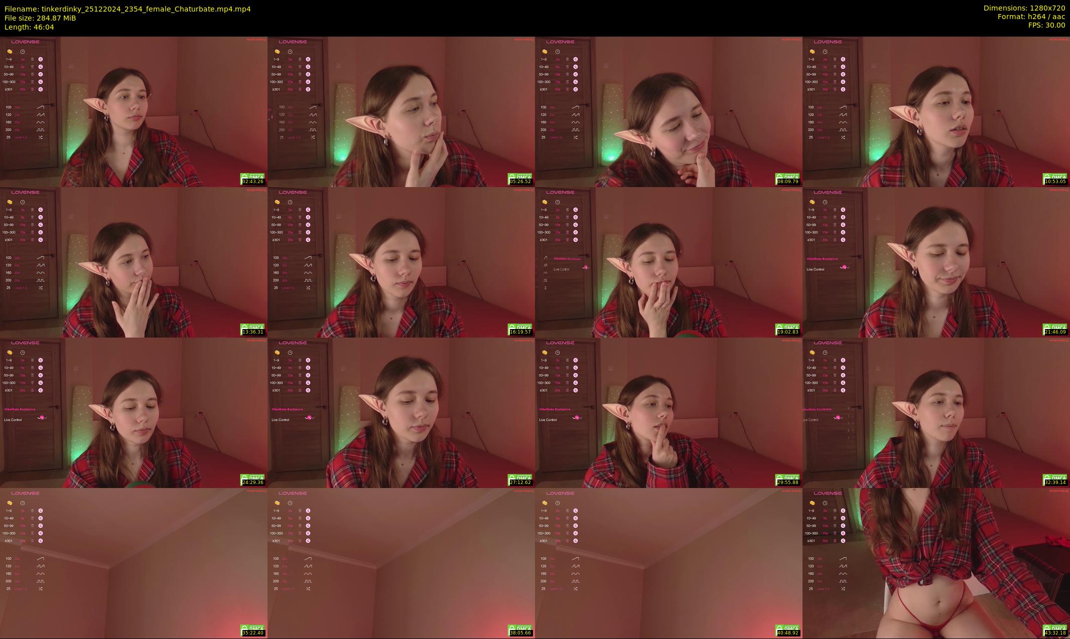 tinkerdinky — 47 minute Chaturbate female cam show recording, 720p, Dec 25, 2024