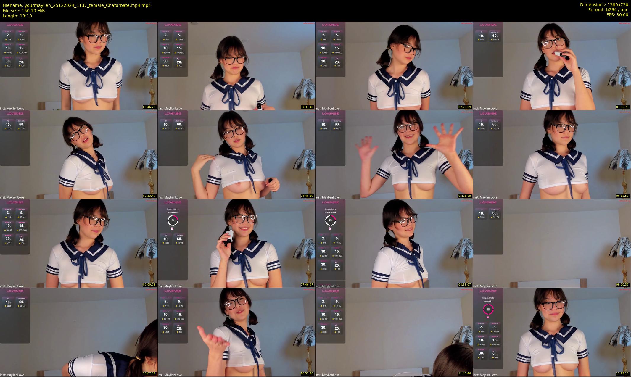 yourmaylien — 14 minute Chaturbate female cam show recording, 720p, Dec 25, 2024