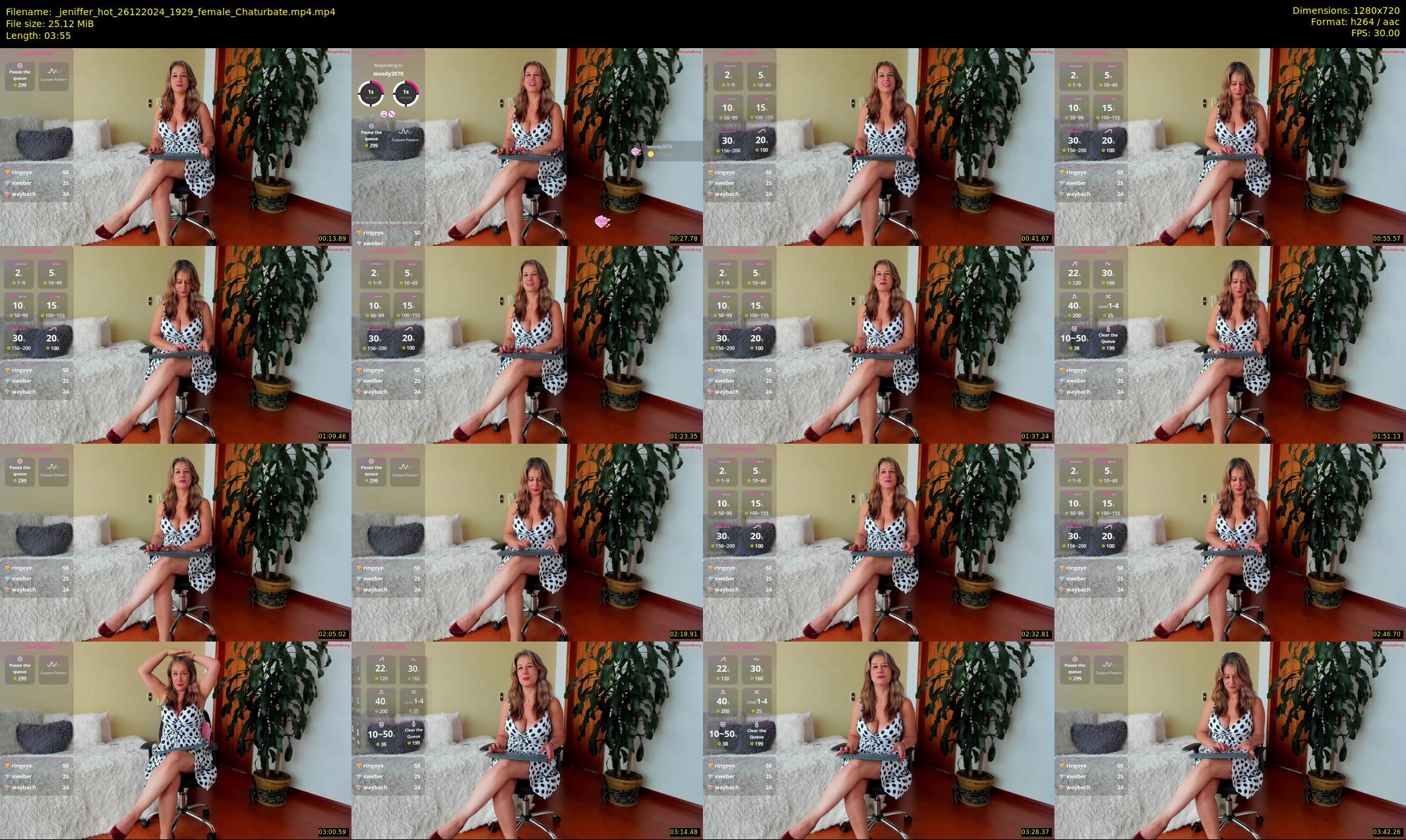 _jeniffer_hot — 4 minute Chaturbate female cam show recording, 720p, Dec 26, 2024