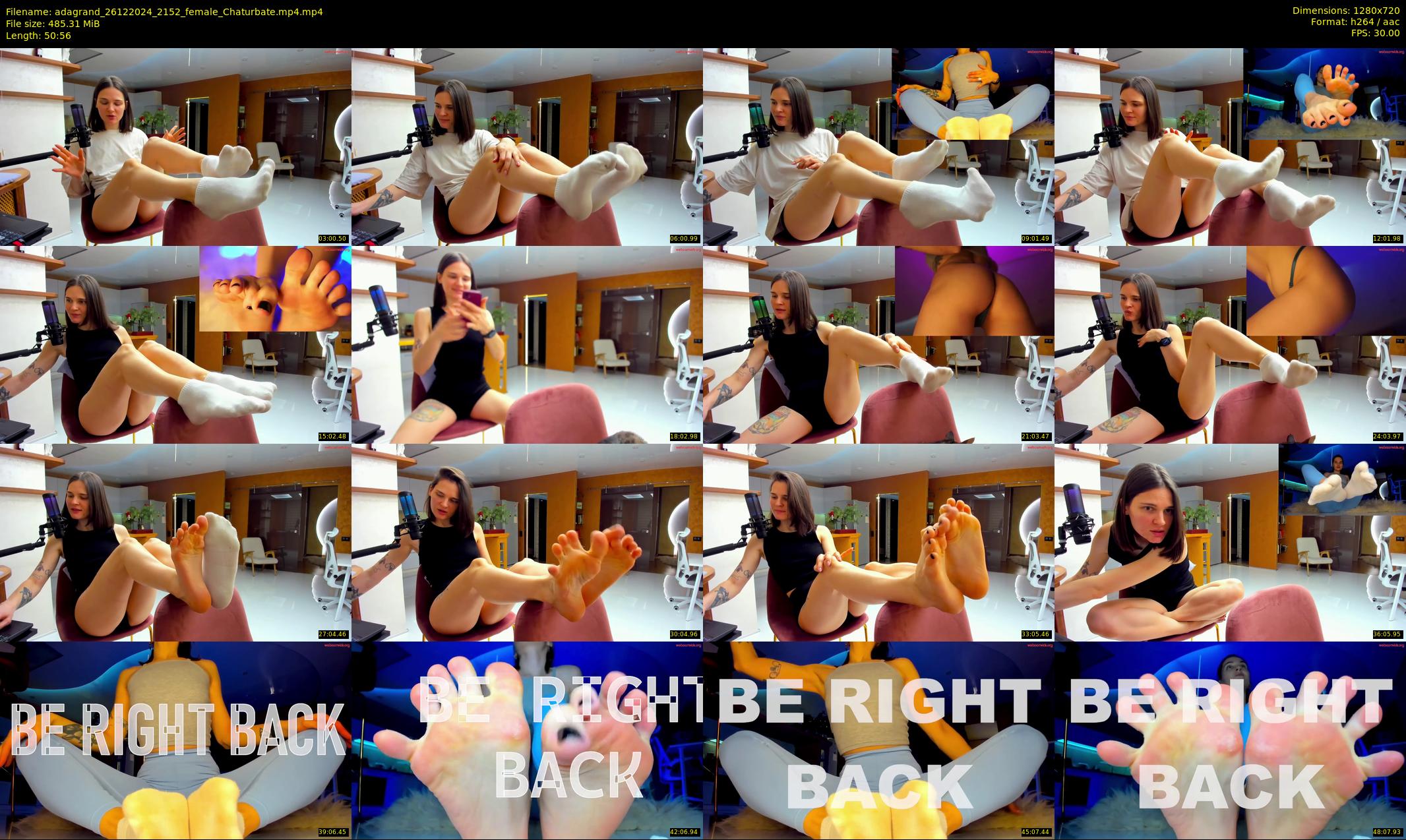adagrand — 51 minute Chaturbate female cam show recording, 720p, Dec 26, 2024