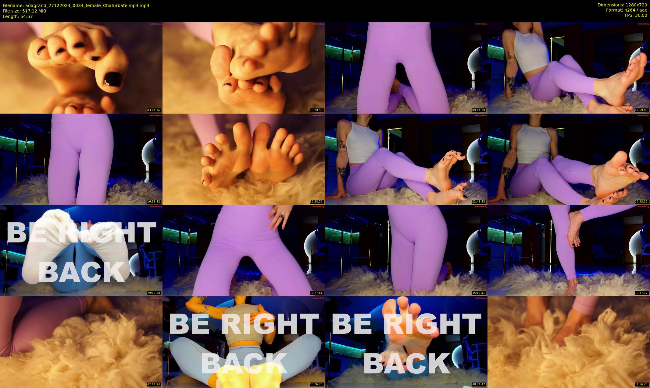 adagrand — 55 minute Chaturbate female cam show recording, 720p, Dec 27, 2024