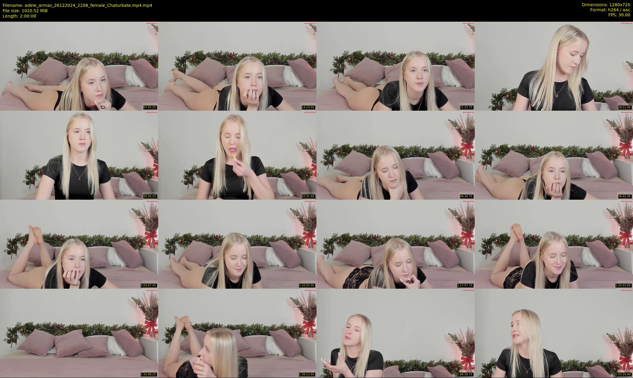 adele_armas — 120 minute Chaturbate female cam show recording, 720p, Dec 26, 2024