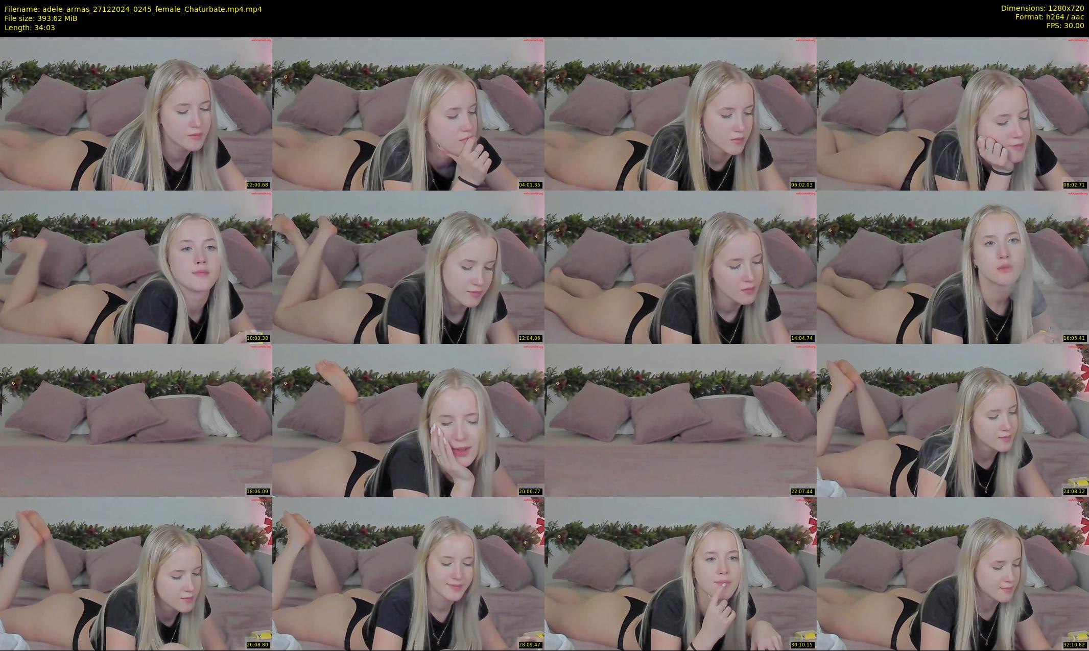 adele_armas — 35 minute Chaturbate female cam show recording, 720p, Dec 27, 2024