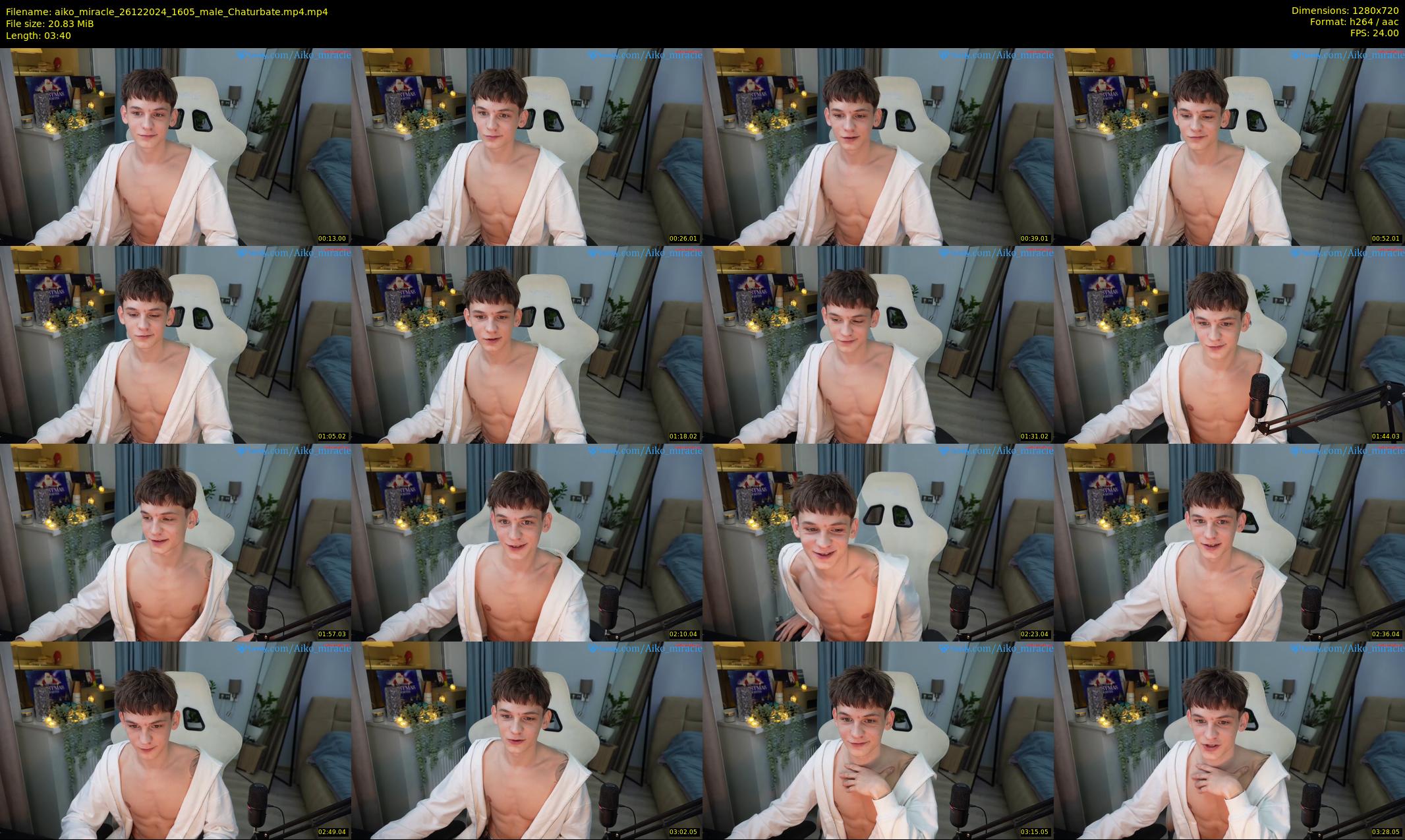 aiko_miracle — 4 minute Chaturbate male cam show recording, 720p, Dec 26, 2024