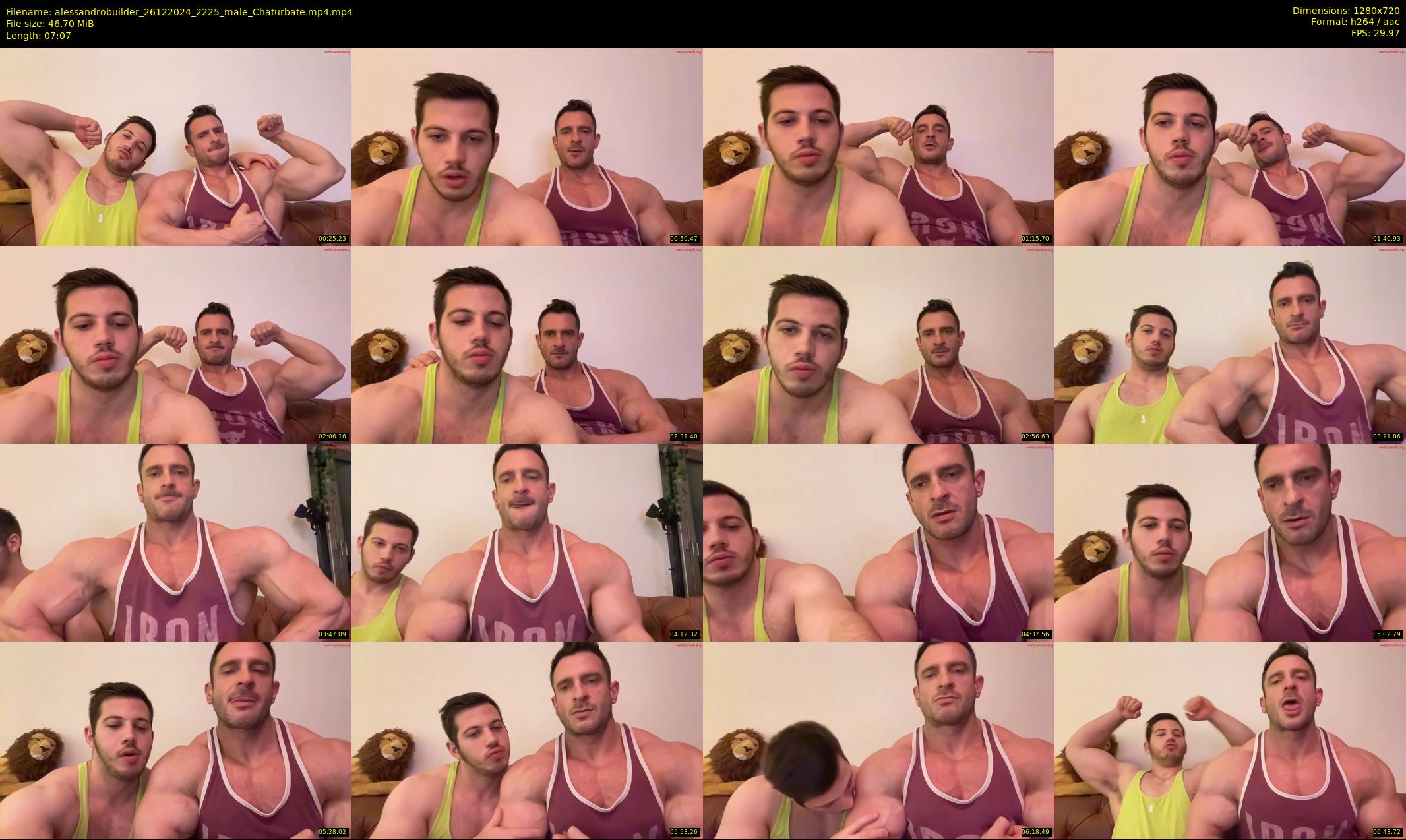 alessandrobuilder — 8 minute Chaturbate couple cam show recording, 720p, Dec 26, 2024