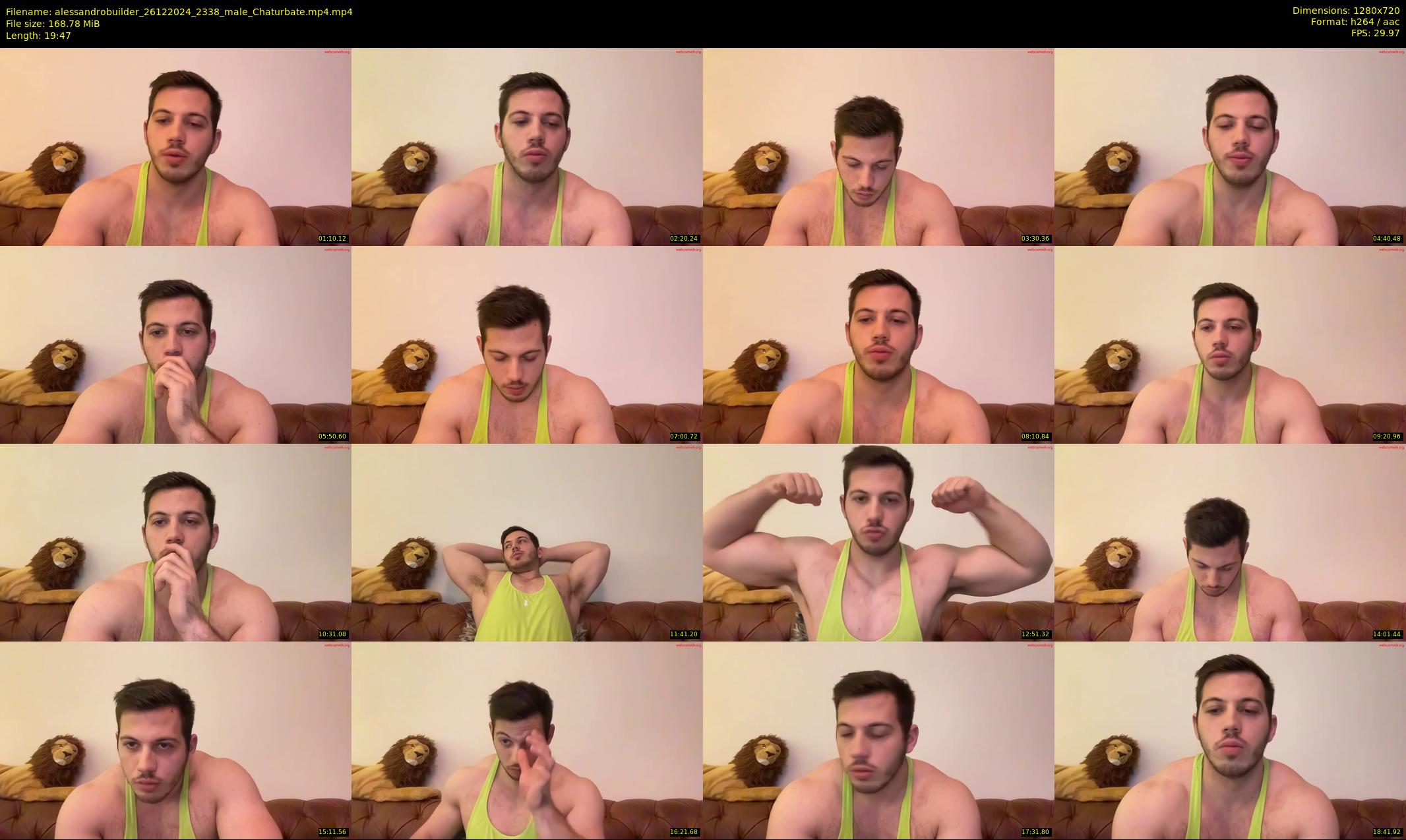 alessandrobuilder — 20 minute Chaturbate couple cam show recording, 720p, Dec 26, 2024