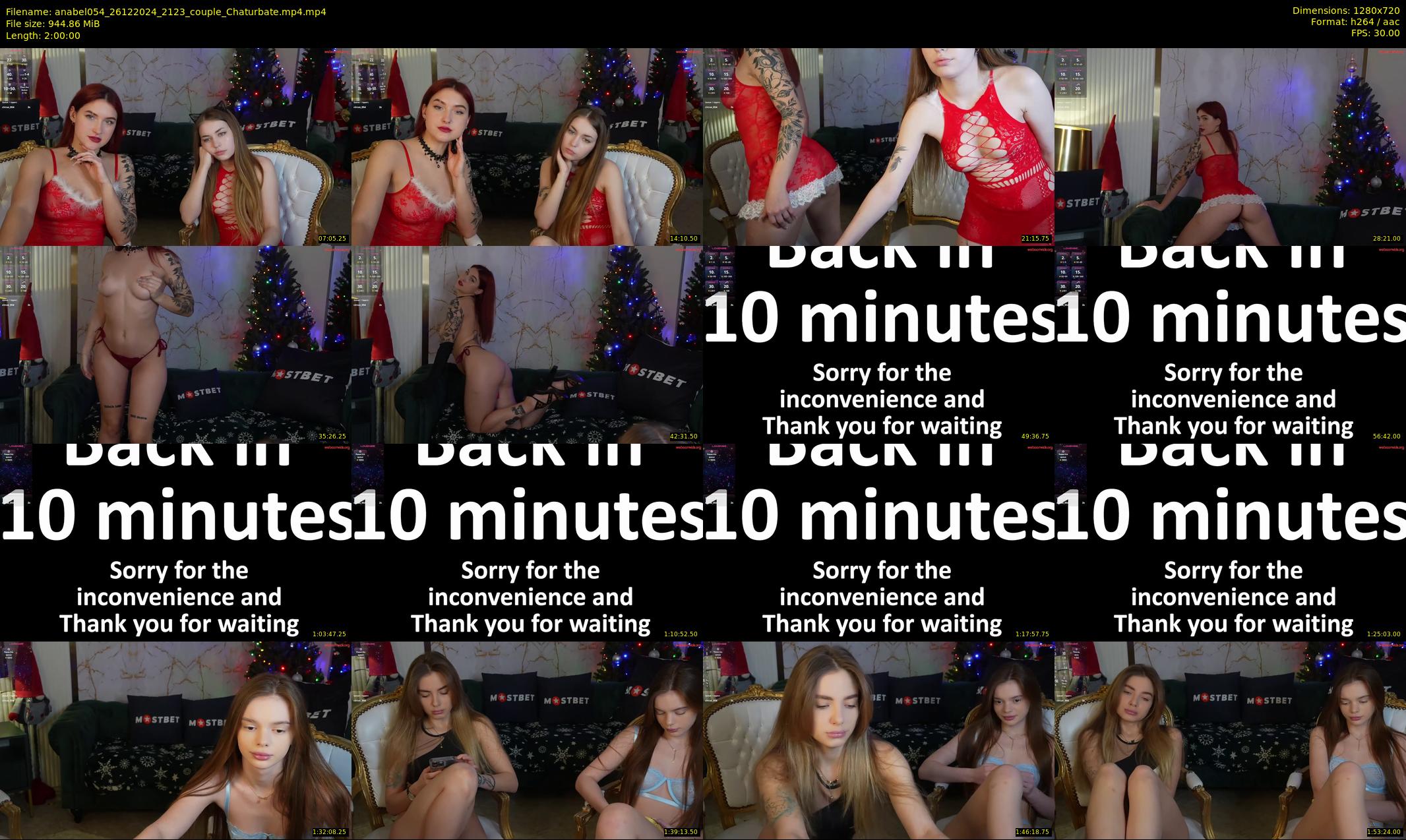 anabel054 — 120 minute Chaturbate female cam show recording, 720p, Dec 26, 2024