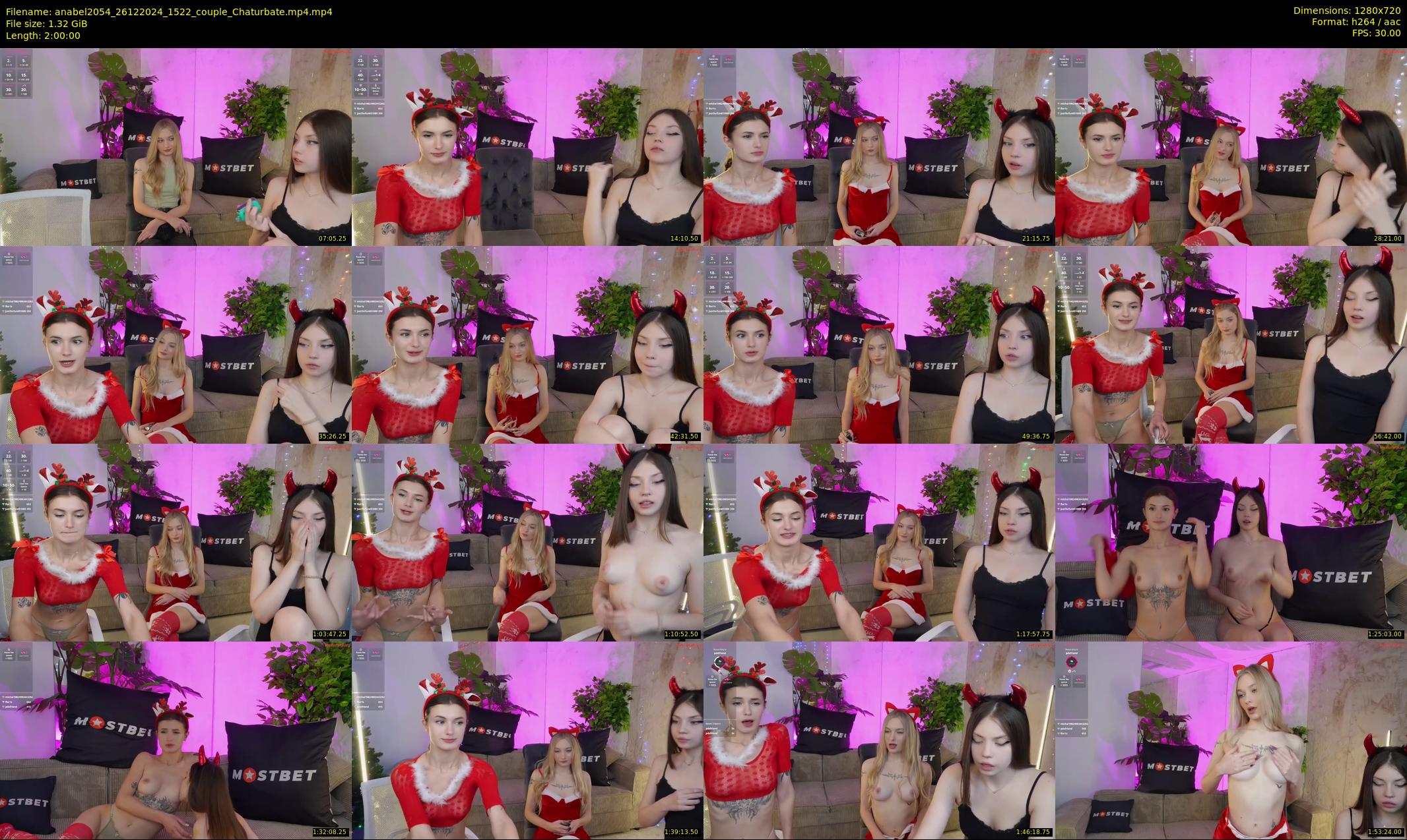 anabel2054 — 120 minute Chaturbate female cam show recording, 720p, Dec 26, 2024