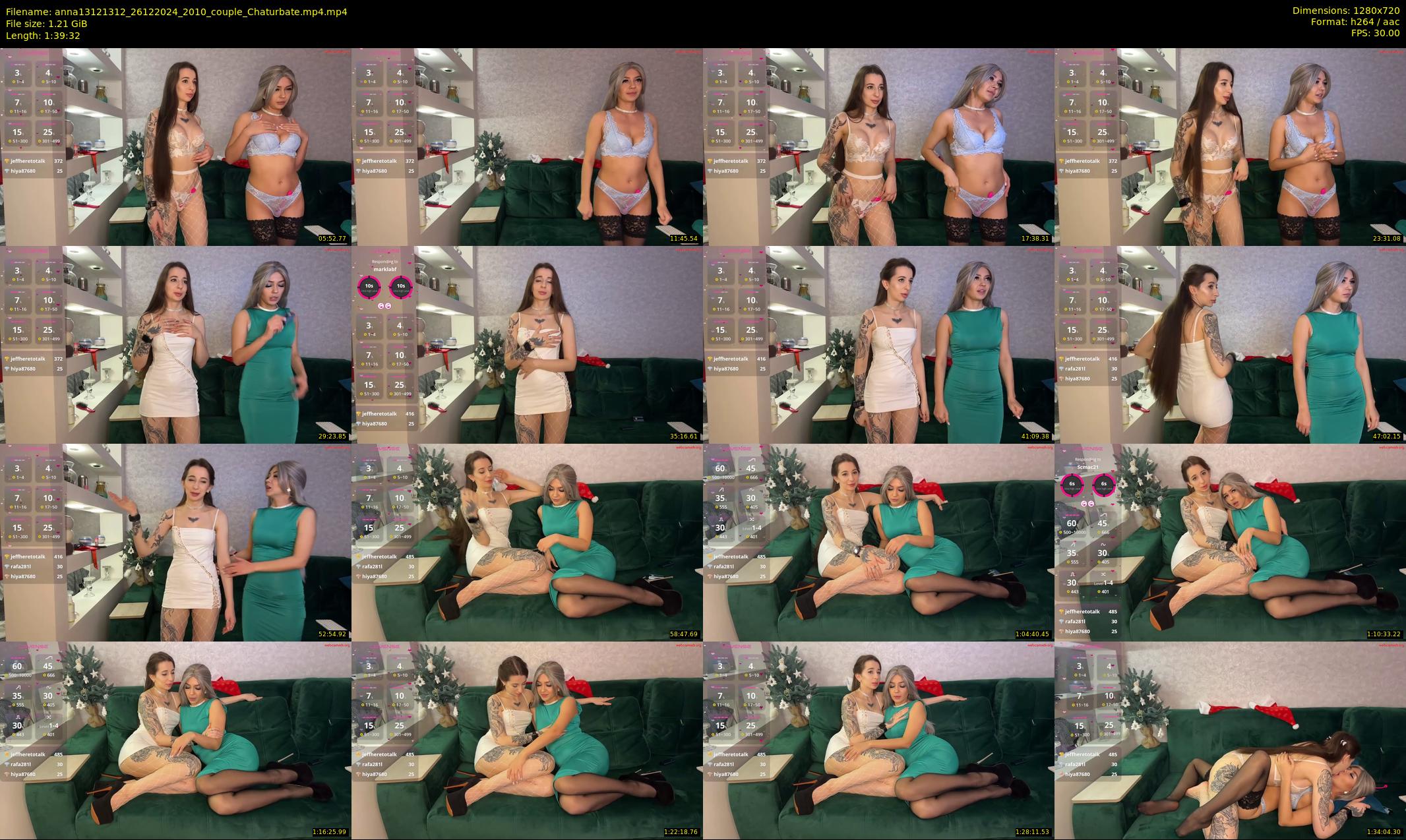 anna13121312 — 100 minute Chaturbate couple cam show recording, 720p, Dec 26, 2024