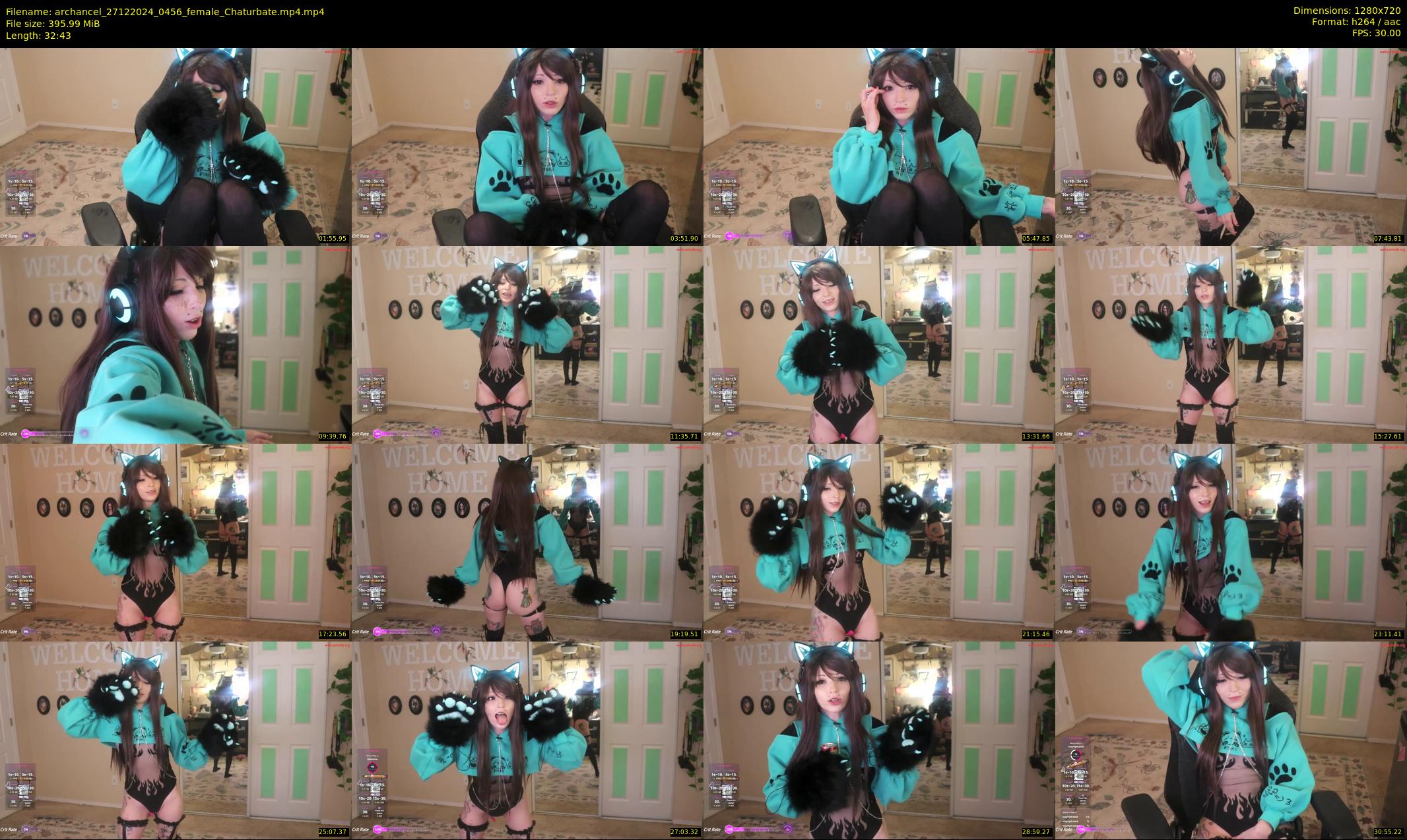 archancel — 33 minute Chaturbate female cam show recording, 720p, Dec 27, 2024