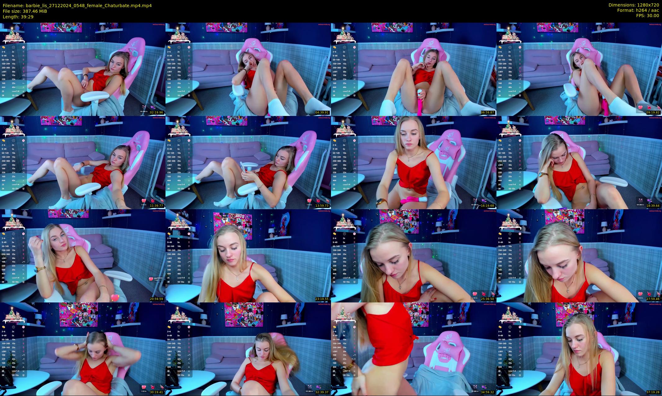 barbie_lis — 40 minute Chaturbate female cam show recording, 720p, Dec 27, 2024