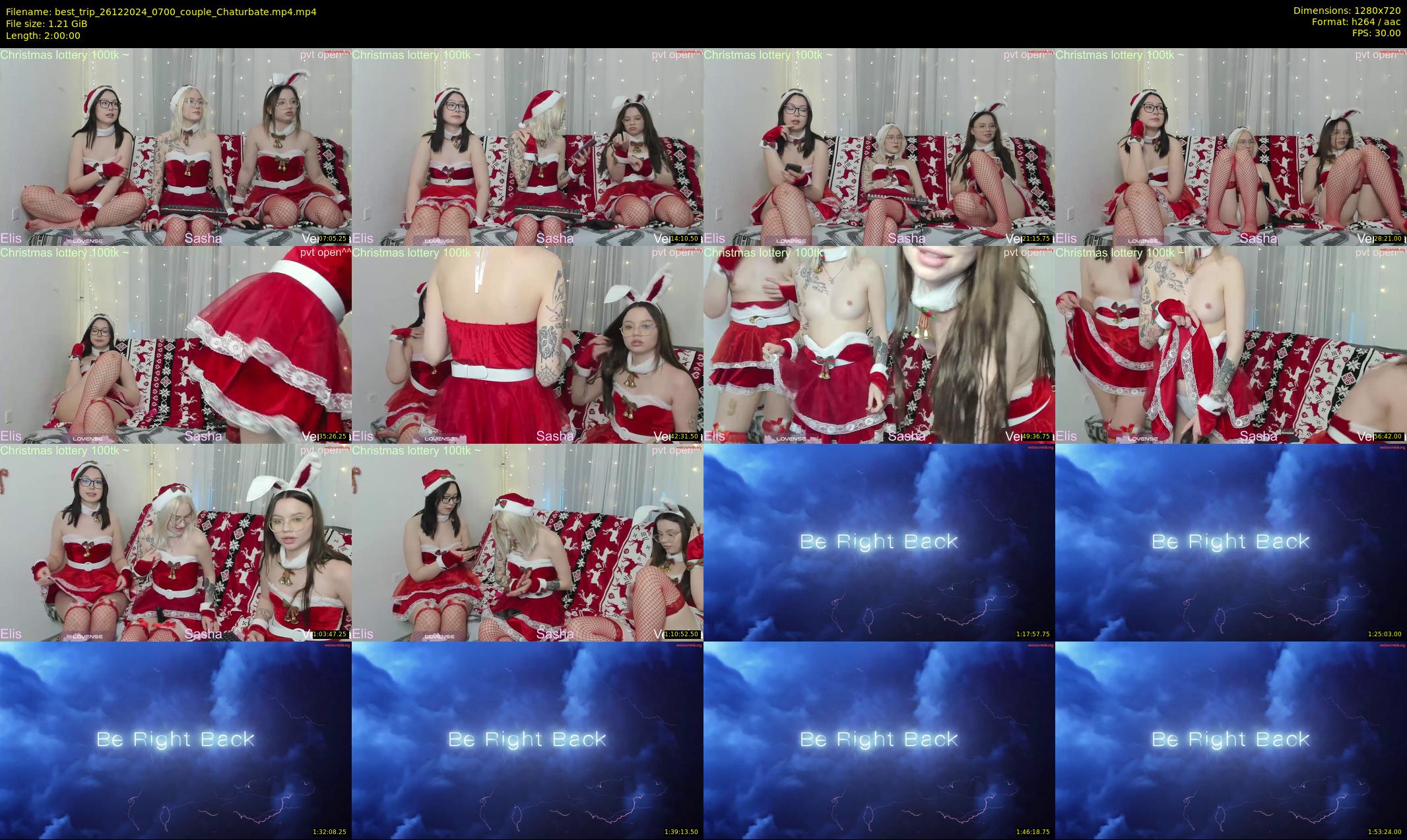 best_trip — 120 minute Chaturbate couple cam show recording, 720p, Dec 26, 2024