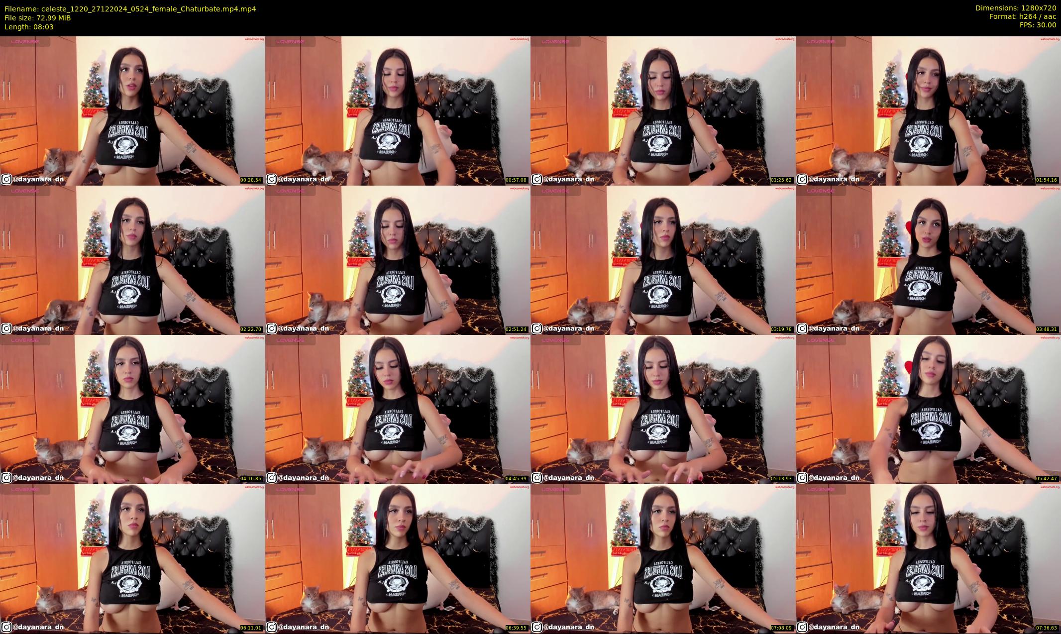 celeste_1220 — 9 minute Chaturbate female cam show recording, 720p, Dec 27, 2024