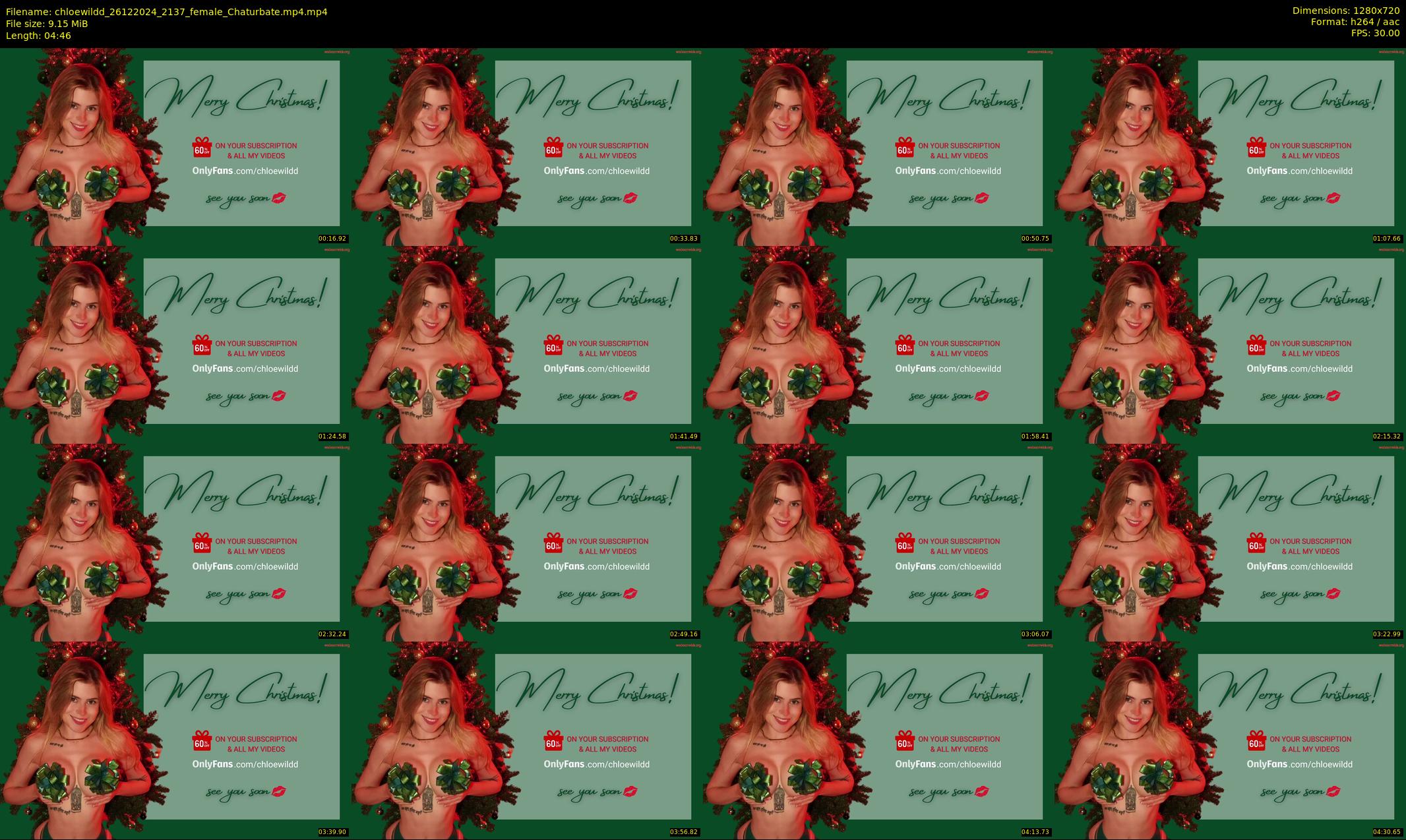 chloewildd — 5 minute Chaturbate female cam show recording, 720p, Dec 26, 2024