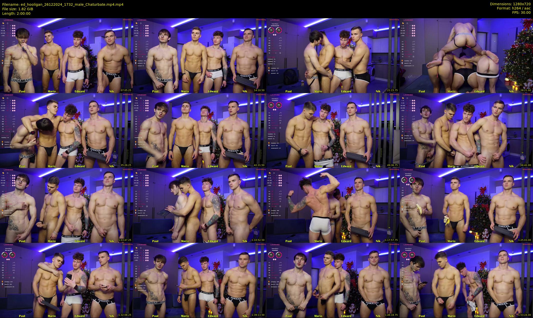 ed_hooligan — 120 minute Chaturbate male cam show recording, 720p, Dec 26, 2024