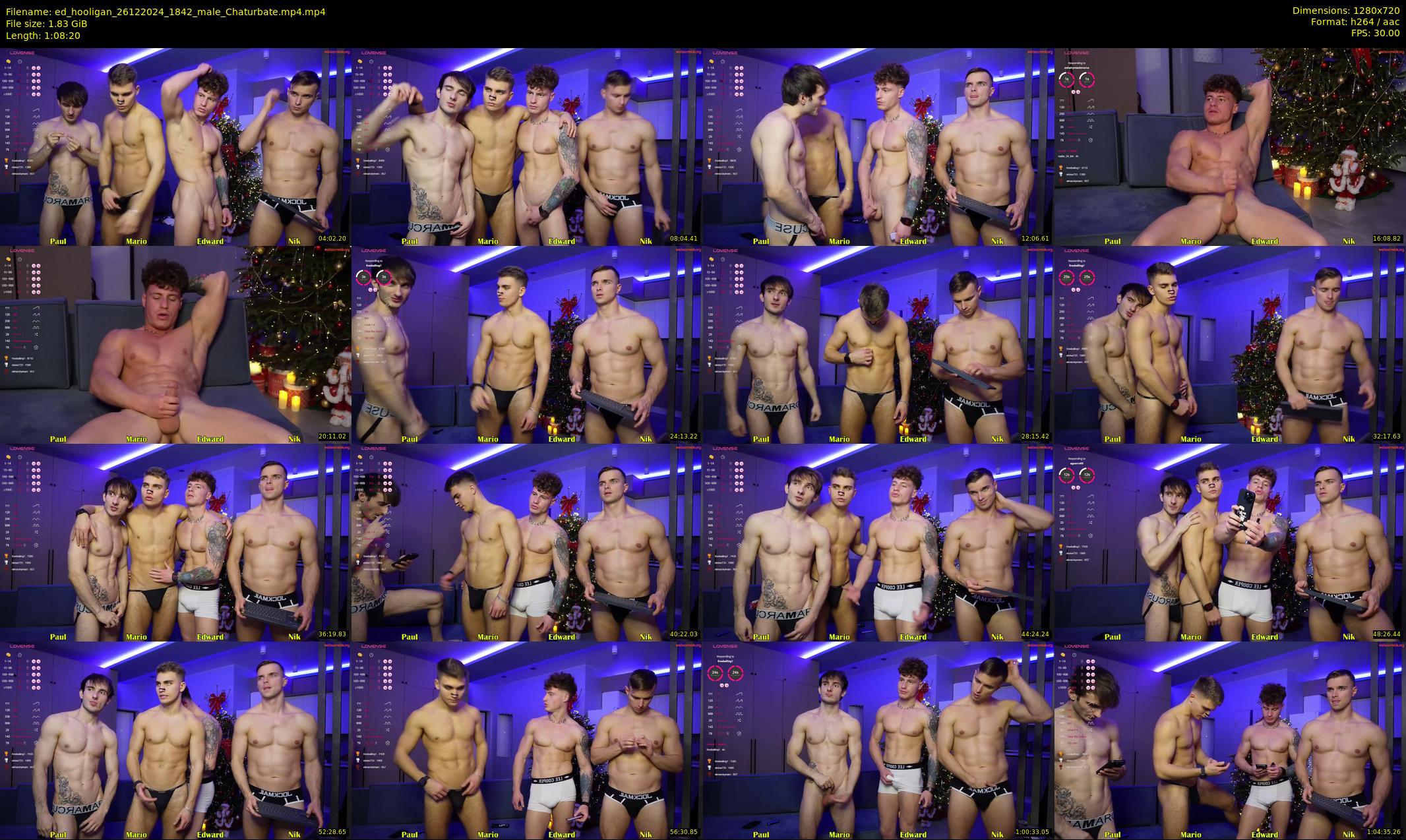 ed_hooligan — 69 minute Chaturbate male cam show recording, 720p, Dec 26, 2024