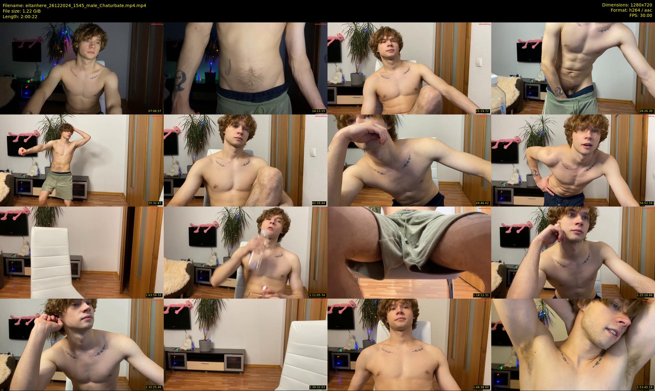 eitanhere — 121 minute Chaturbate male cam show recording, 720p, Dec 26, 2024