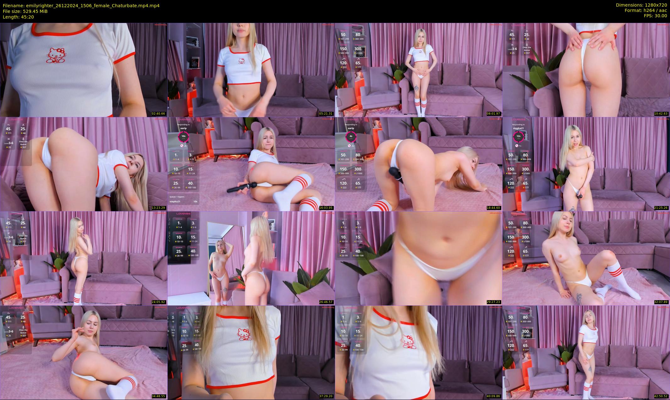 emilyrighter — 46 minute Chaturbate female cam show recording, 720p, Dec 26, 2024