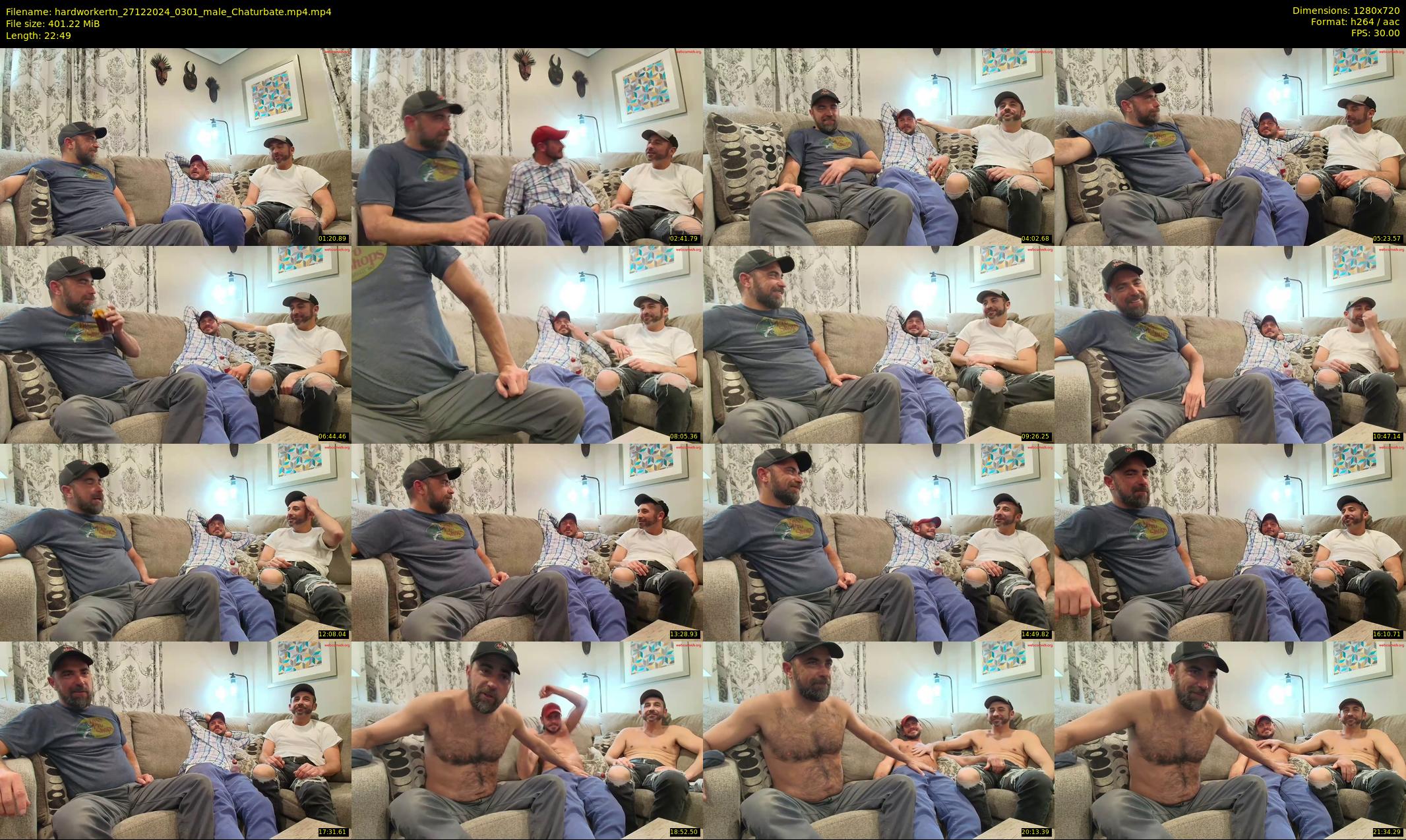 hardworkertn — 23 minute Chaturbate male cam show recording, 720p, Dec 27, 2024