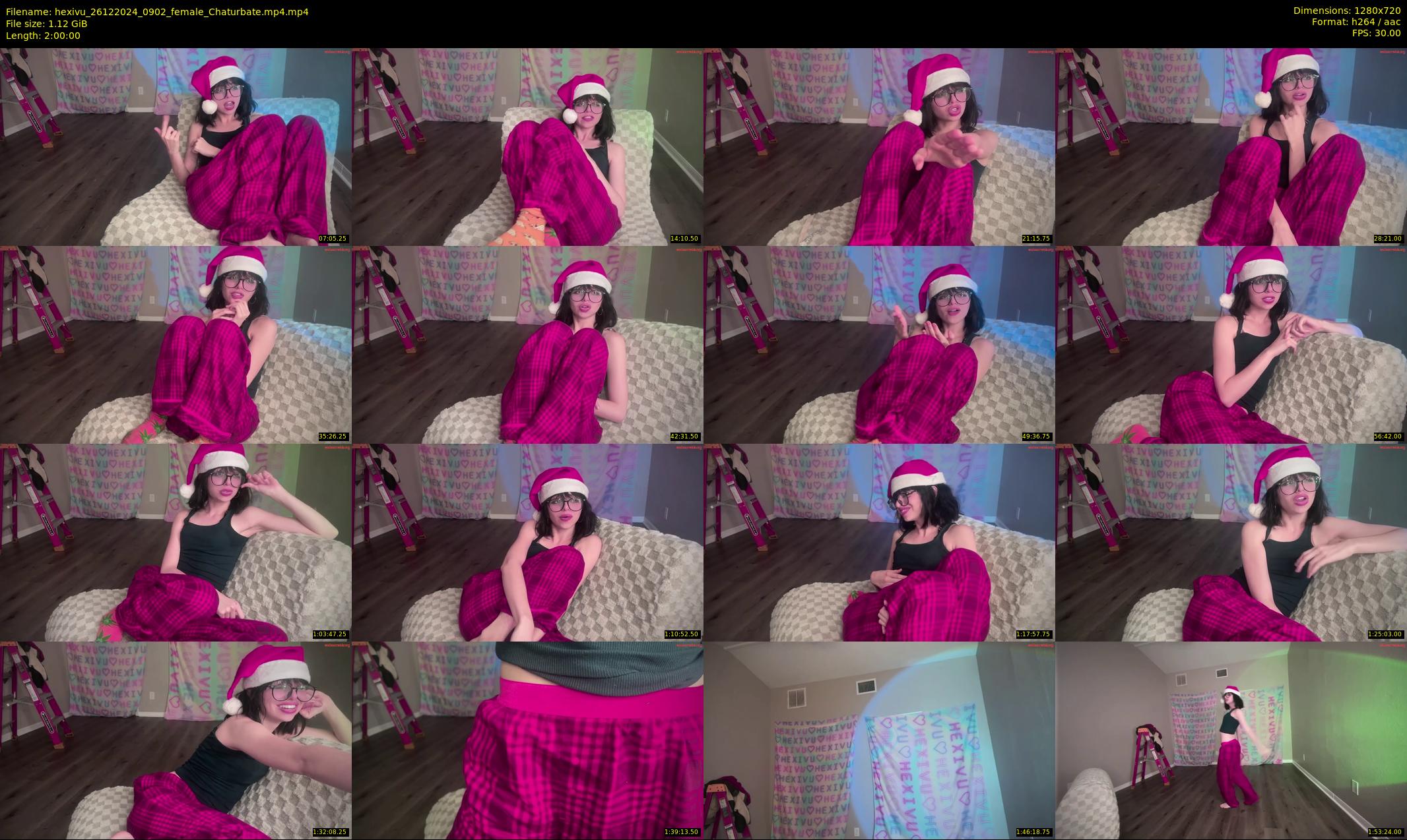 hexivu — 120 minute Chaturbate female cam show recording, 720p, Dec 26, 2024
