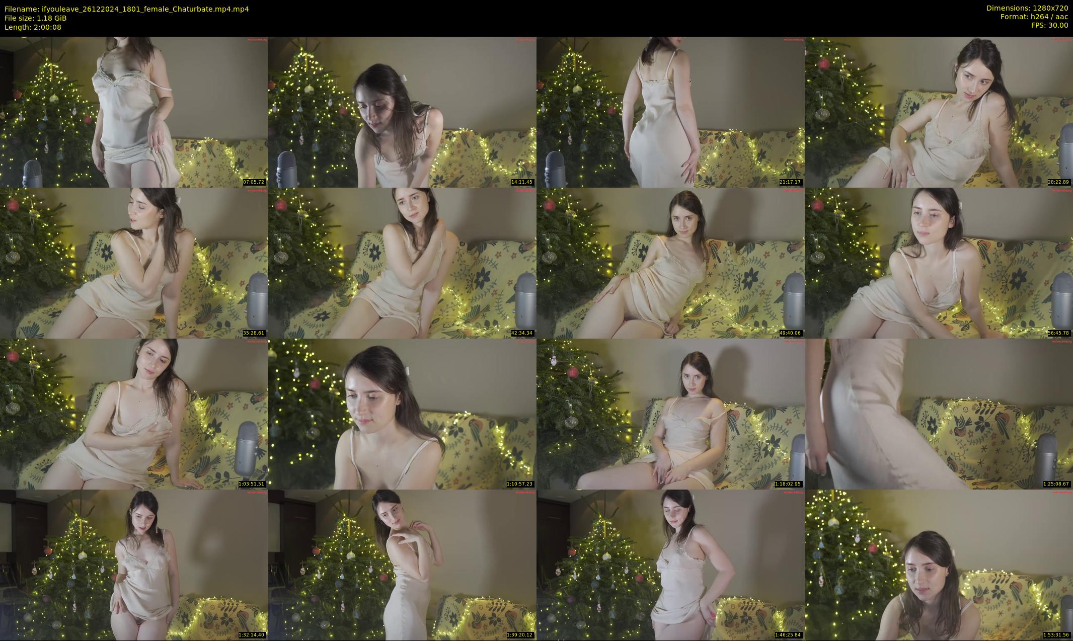 ifyouleave — 121 minute Chaturbate female cam show recording, 720p, Dec 26, 2024