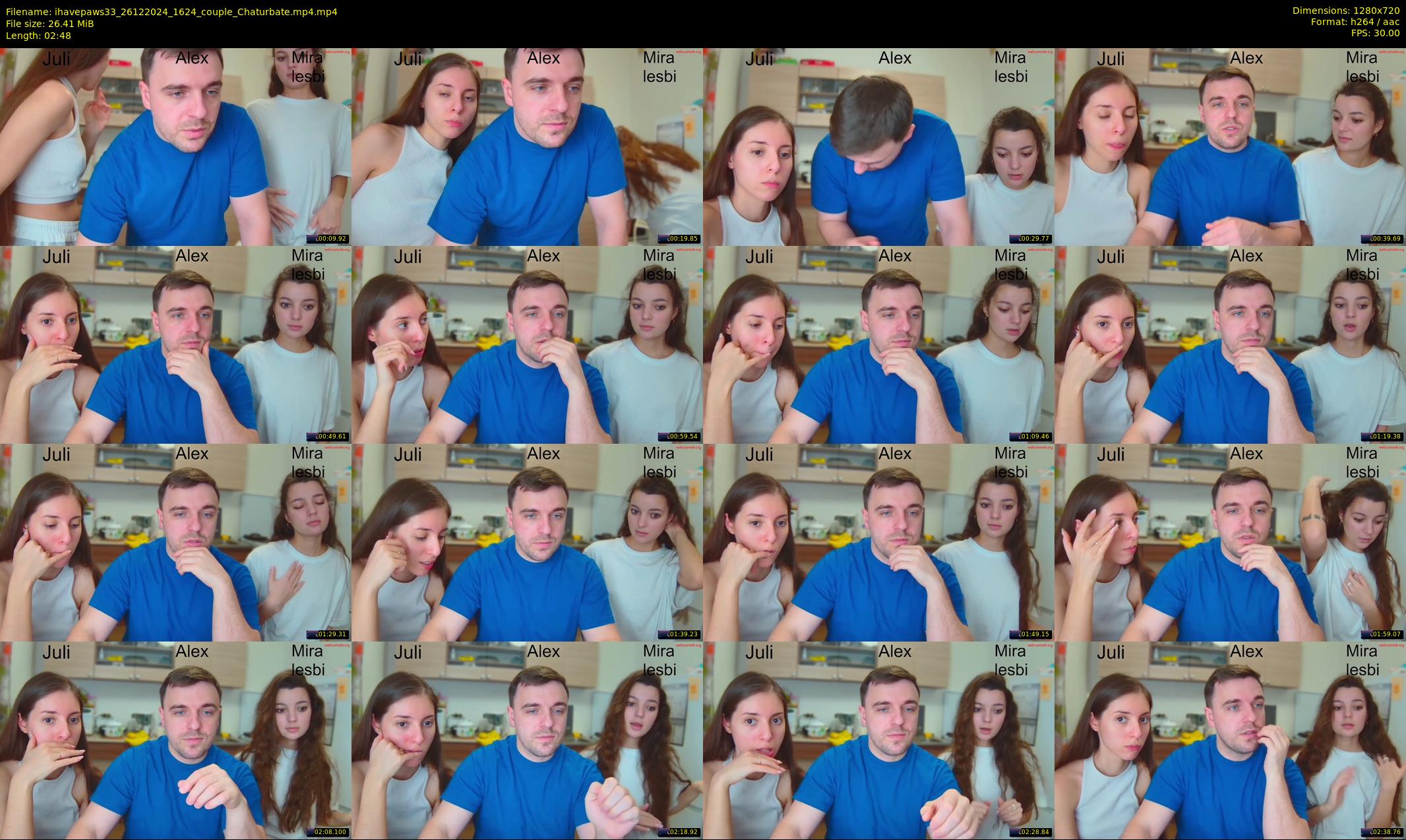ihavepaws33 — 3 minute Chaturbate couple cam show recording, 720p, Dec 26, 2024