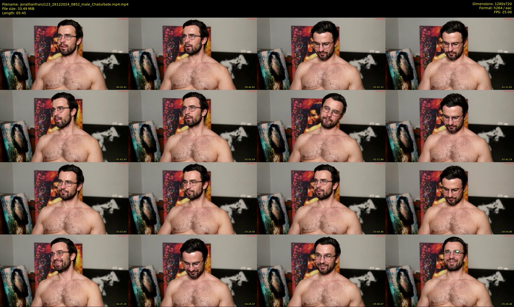 jonathanfranz123 — 6 minute Chaturbate male cam show recording, 720p, Dec 26, 2024