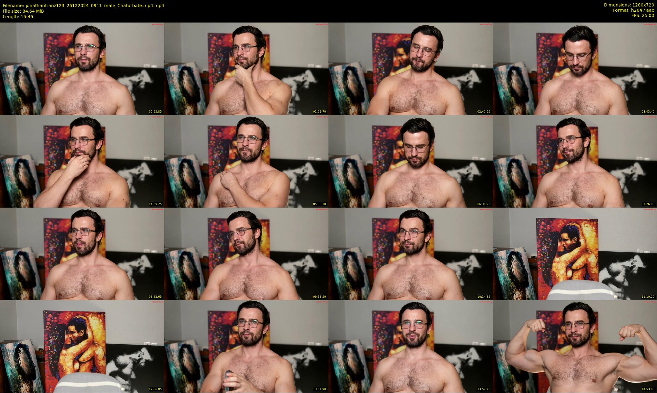 jonathanfranz123 — 16 minute Chaturbate male cam show recording, 720p, Dec 26, 2024
