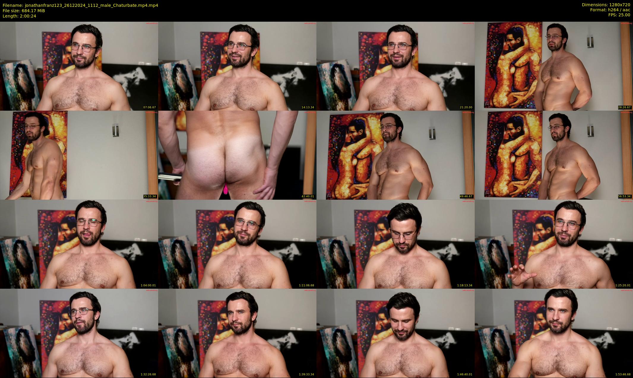jonathanfranz123 — 121 minute Chaturbate male cam show recording, 720p, Dec 26, 2024