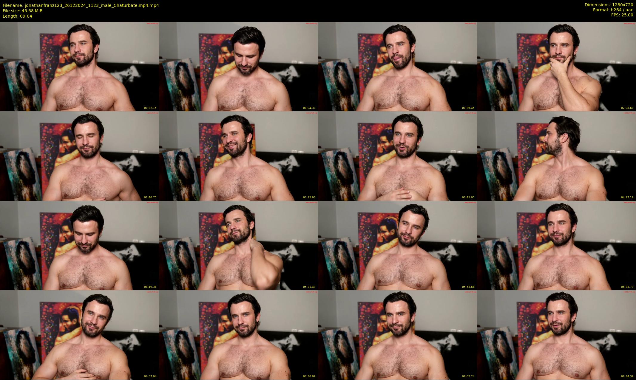 jonathanfranz123 — 10 minute Chaturbate male cam show recording, 720p, Dec 26, 2024