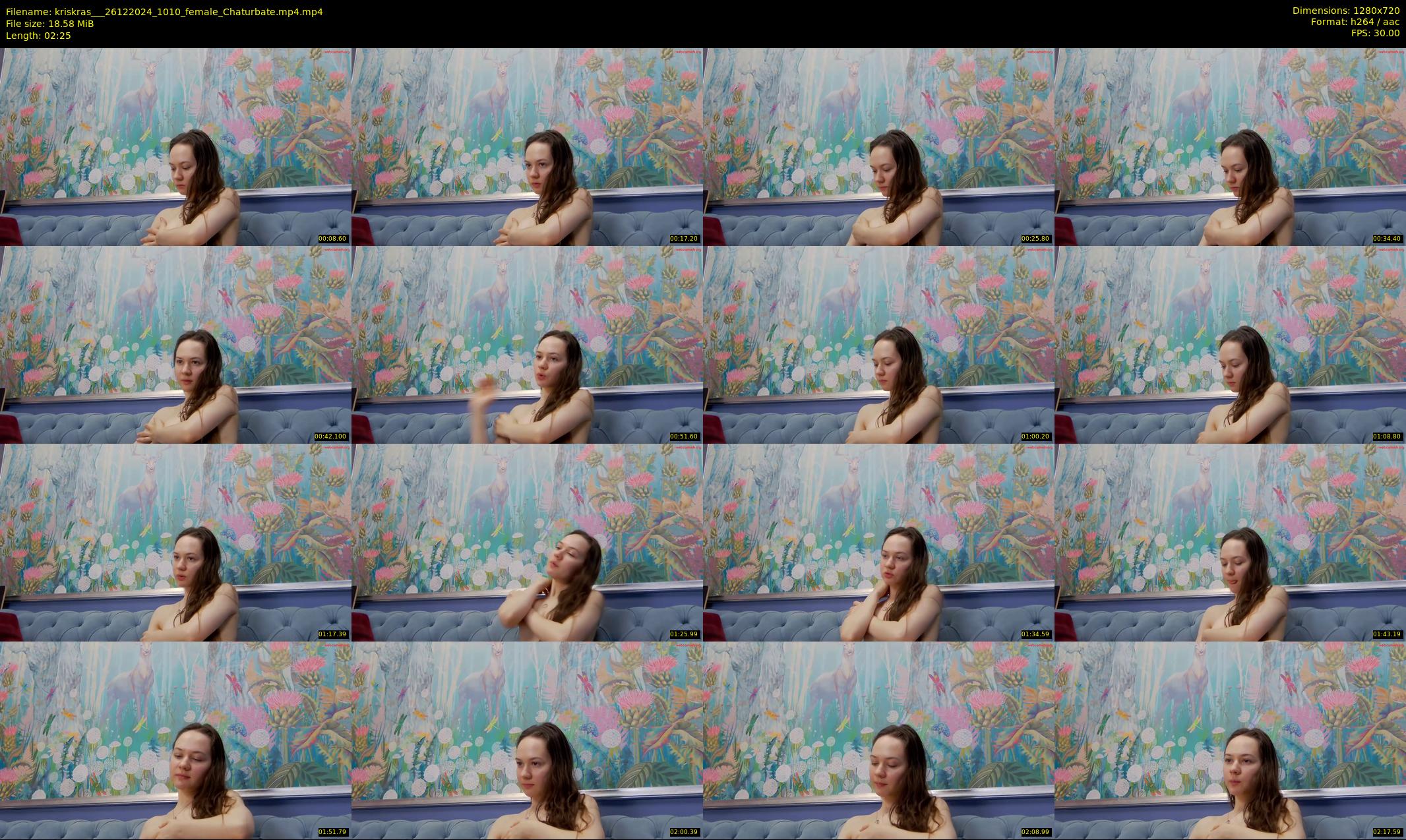 kriskras__ — 3 minute Chaturbate female cam show recording, 720p, Dec 26, 2024