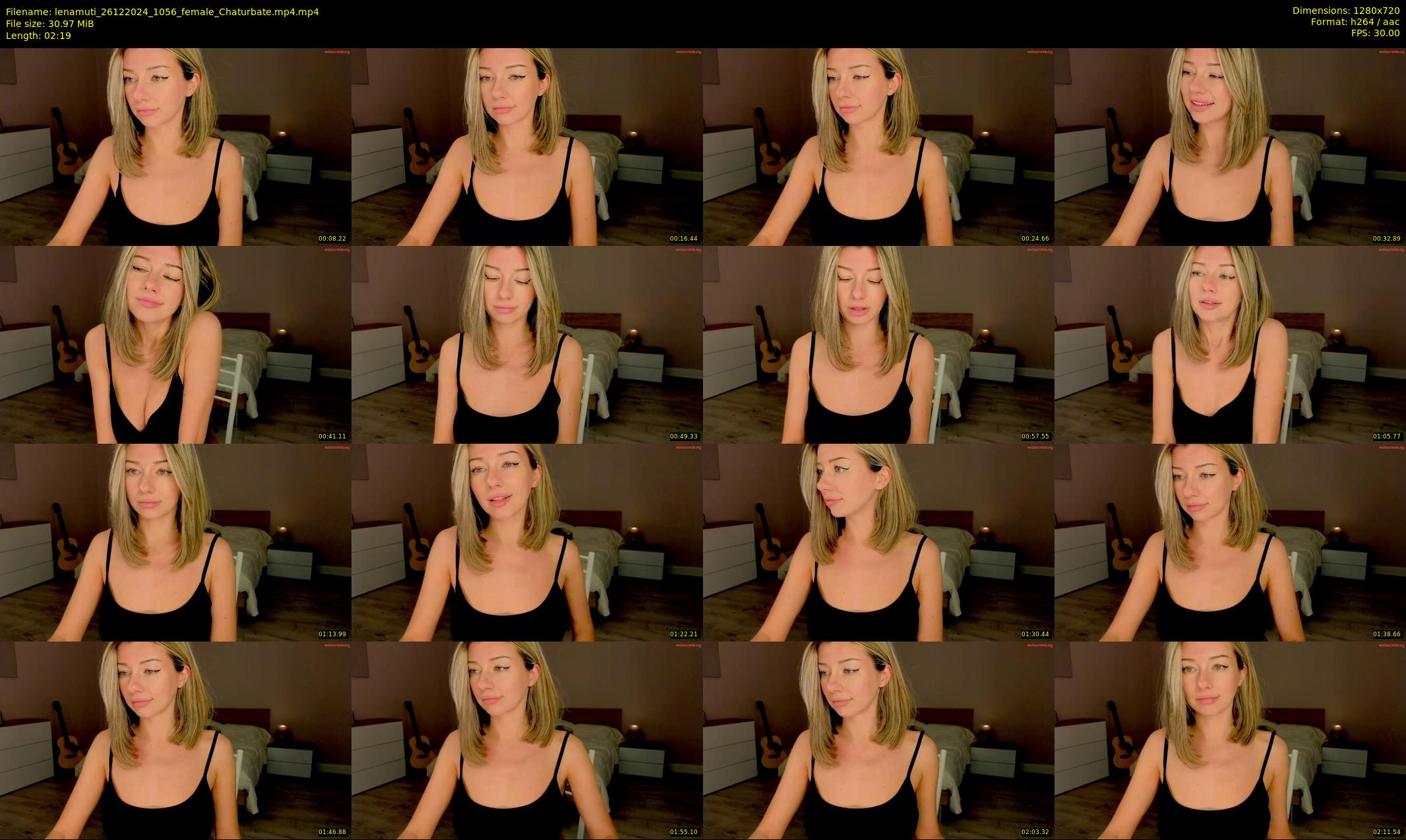lenamuti — 3 minute Chaturbate female cam show recording, 720p, Dec 26, 2024