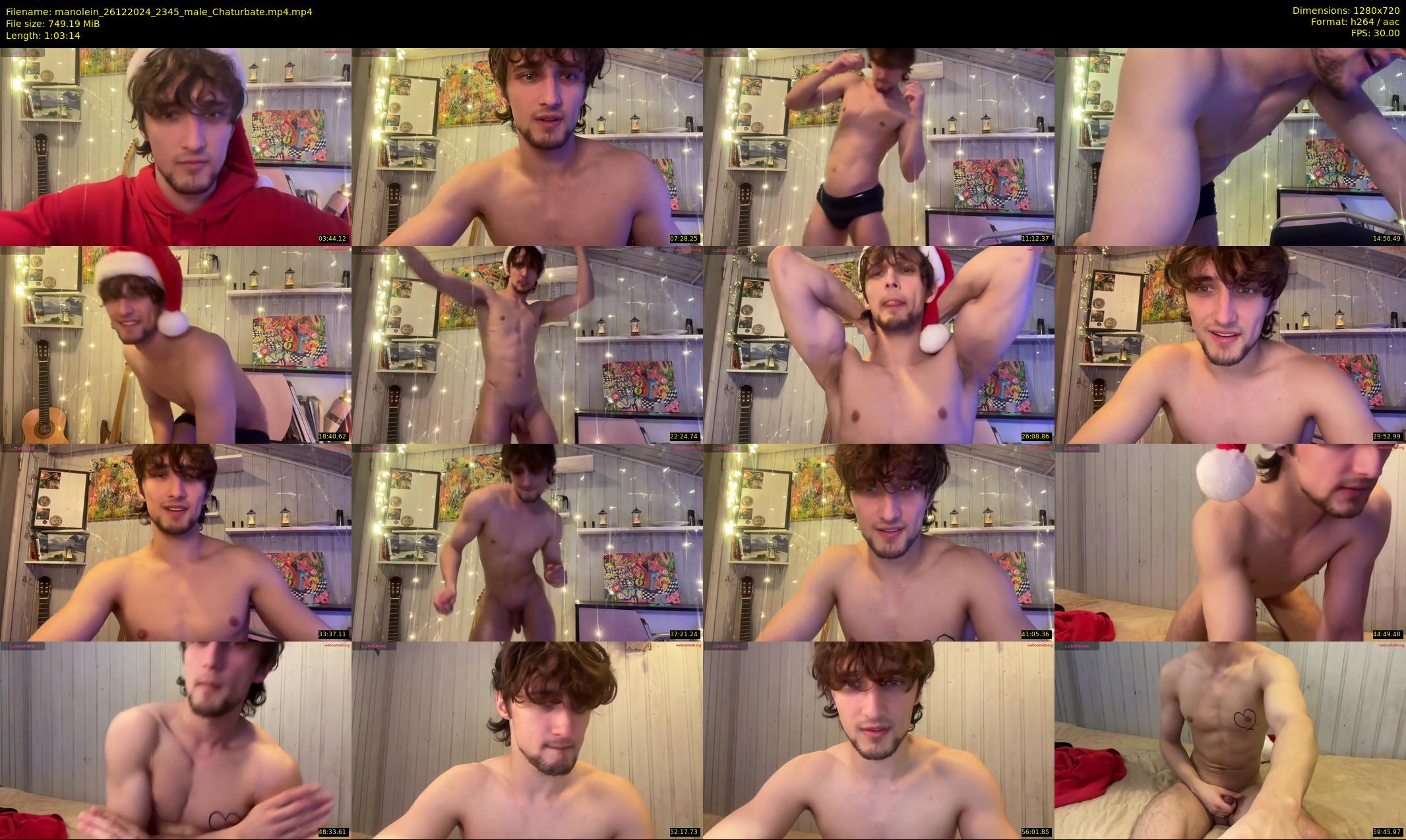 manolein — 64 minute Chaturbate male cam show recording, 720p, Dec 26, 2024