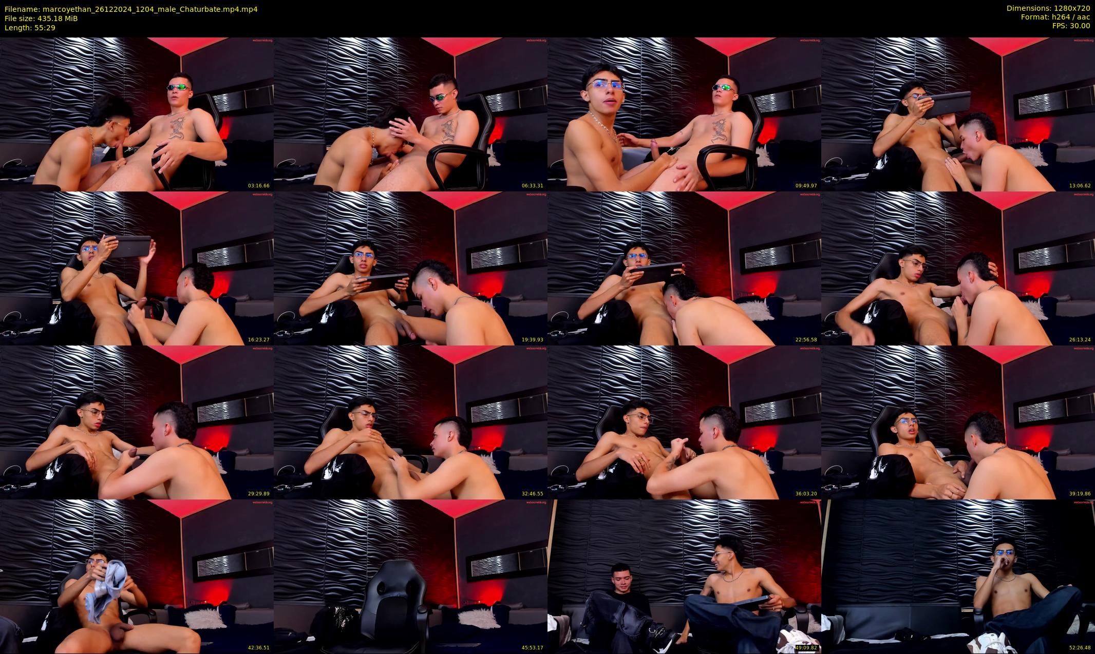 marcoyethan — 56 minute Chaturbate male cam show recording, 720p, Dec 26, 2024