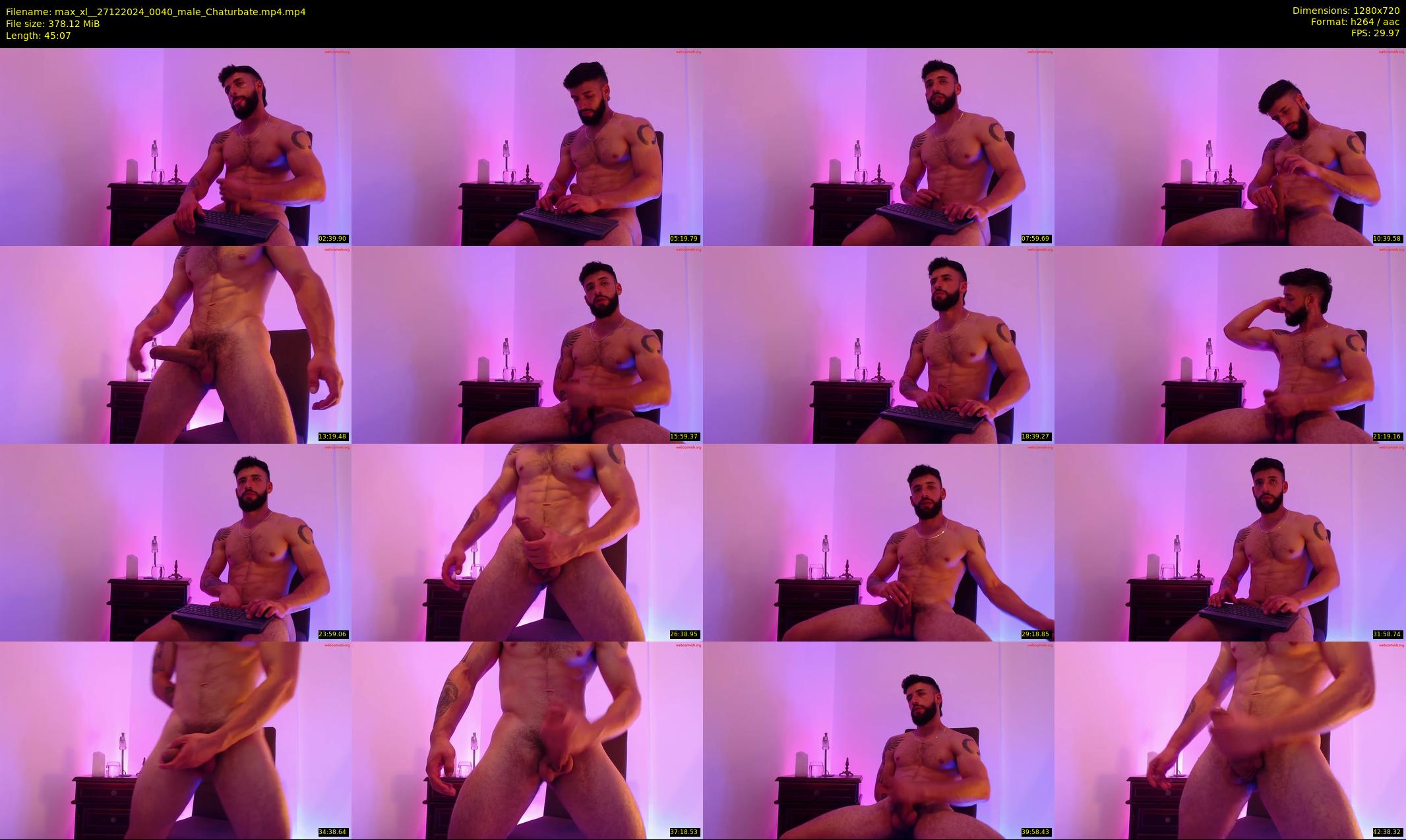 max_xl_ — 46 minute Chaturbate male cam show recording, 720p, Dec 27, 2024
