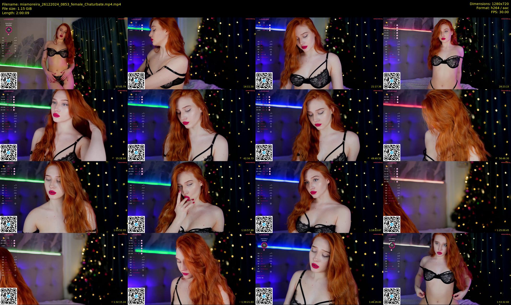 miamoreira — 121 minute Chaturbate female cam show recording, 720p, Dec 26, 2024