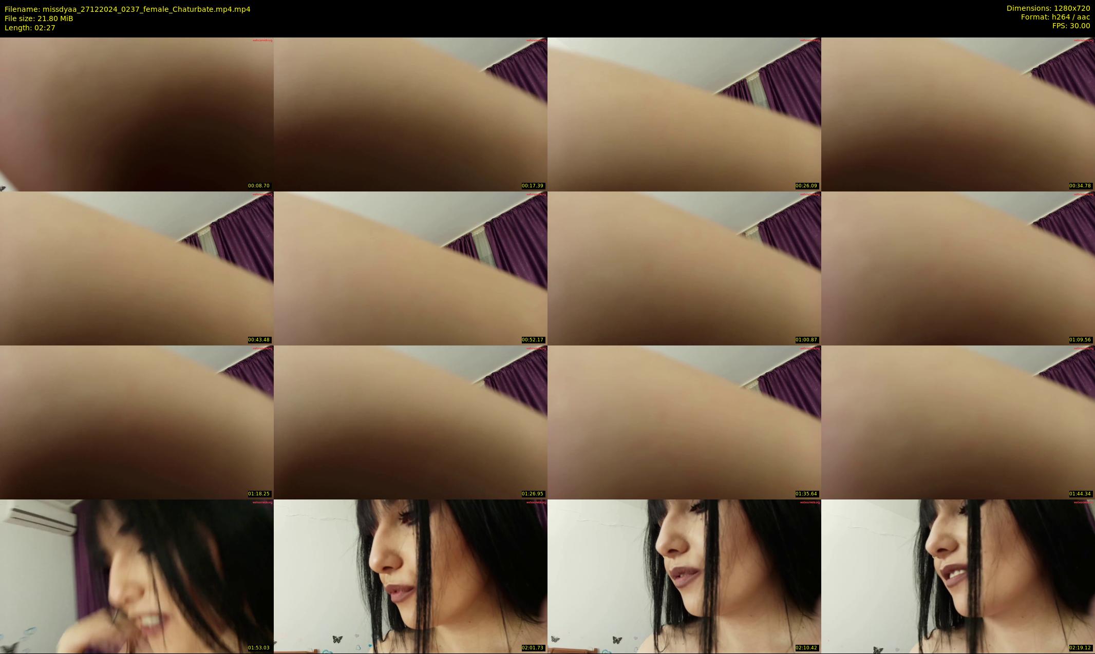 missdyaa — 3 minute Chaturbate female cam show recording, 720p, Dec 27, 2024