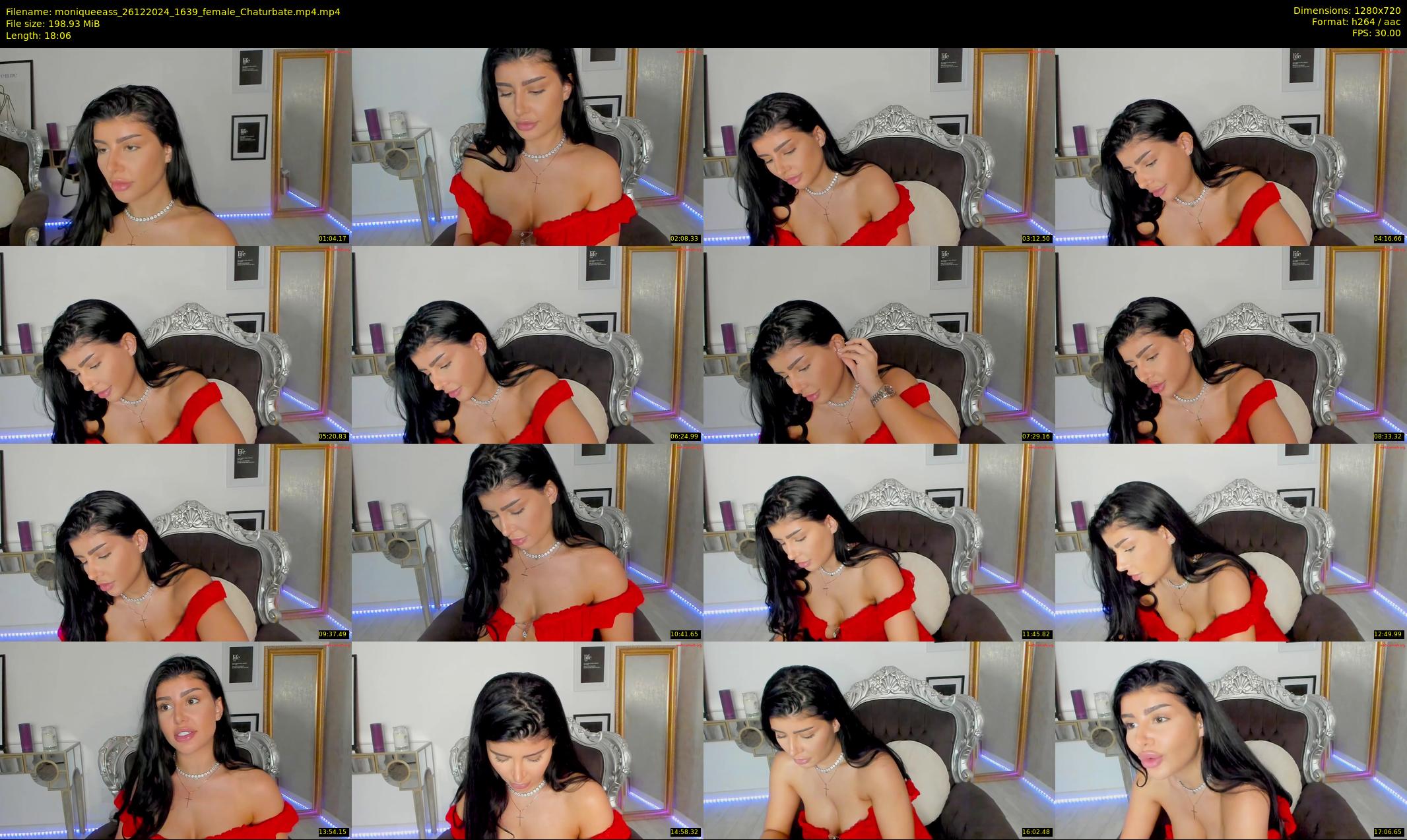 moniqueeass — 19 minute Chaturbate female cam show recording, 720p, Dec 26, 2024
