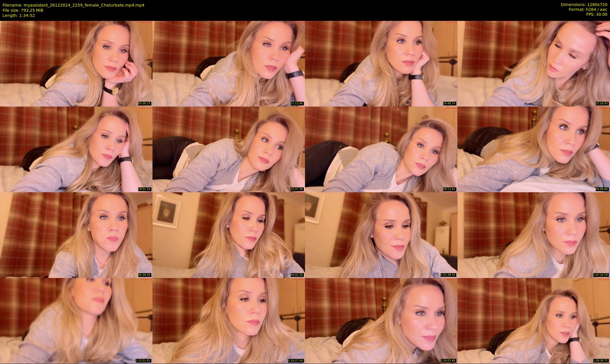 myassistant — 95 minute Chaturbate female cam show recording, 720p, Dec 26, 2024